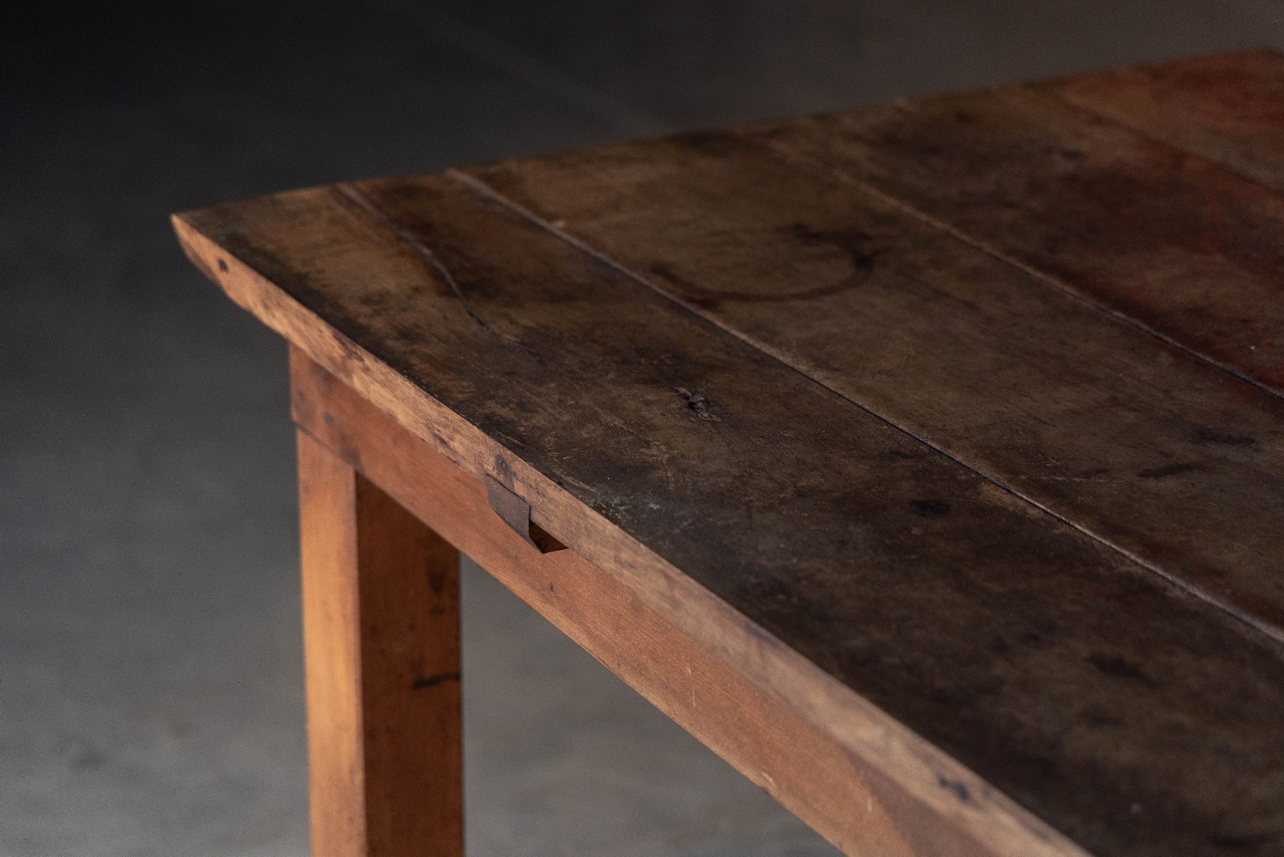 Rustic Farmhouse Dining Table - Early 20th Century