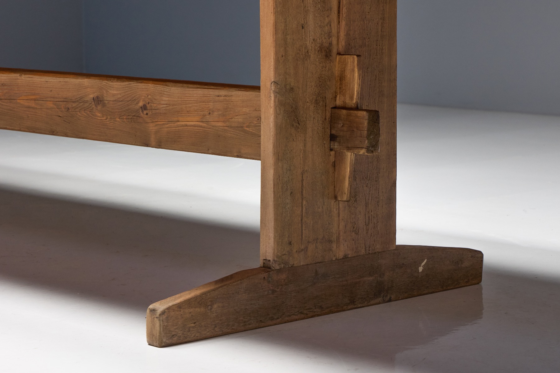 Rustic Farmhouse Long Dining Table - 19th Century