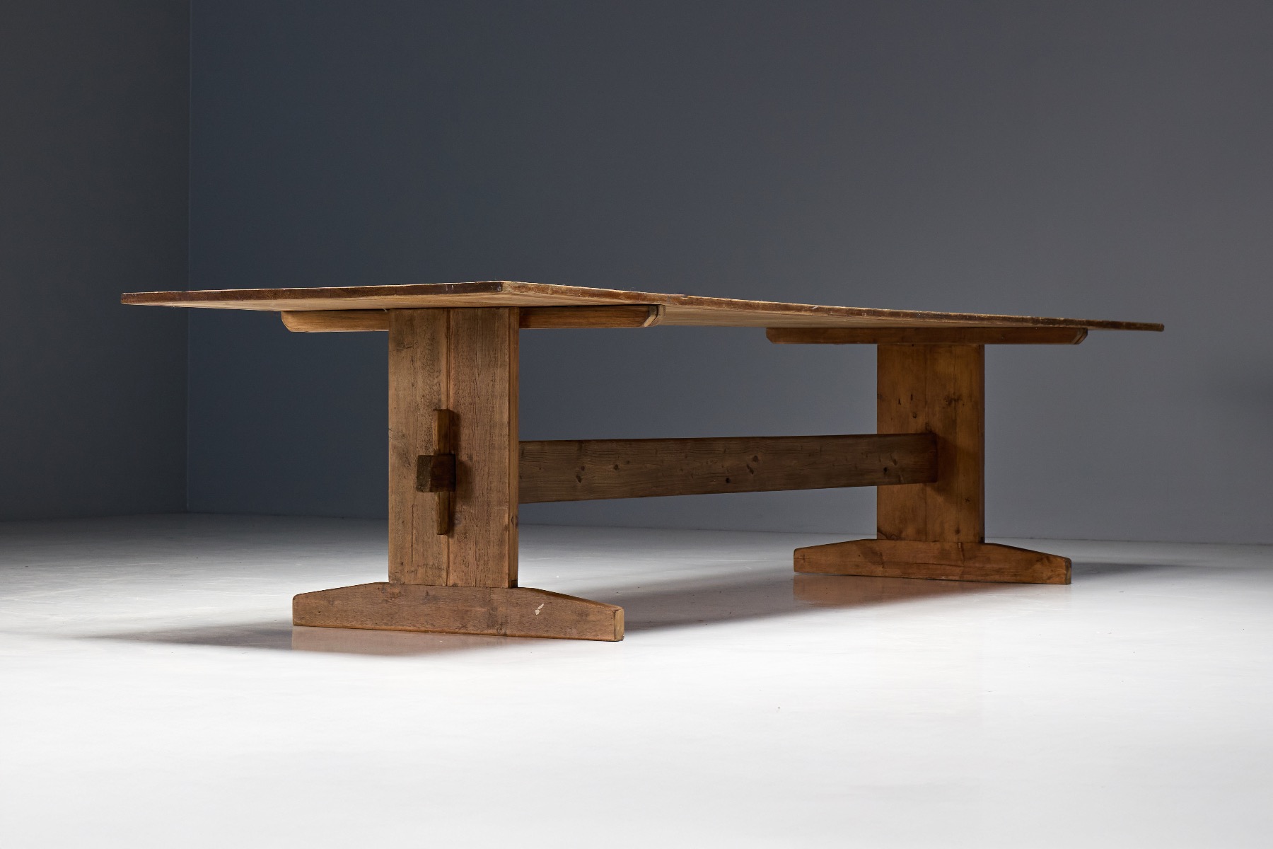 Rustic Farmhouse Long Dining Table - 19th Century