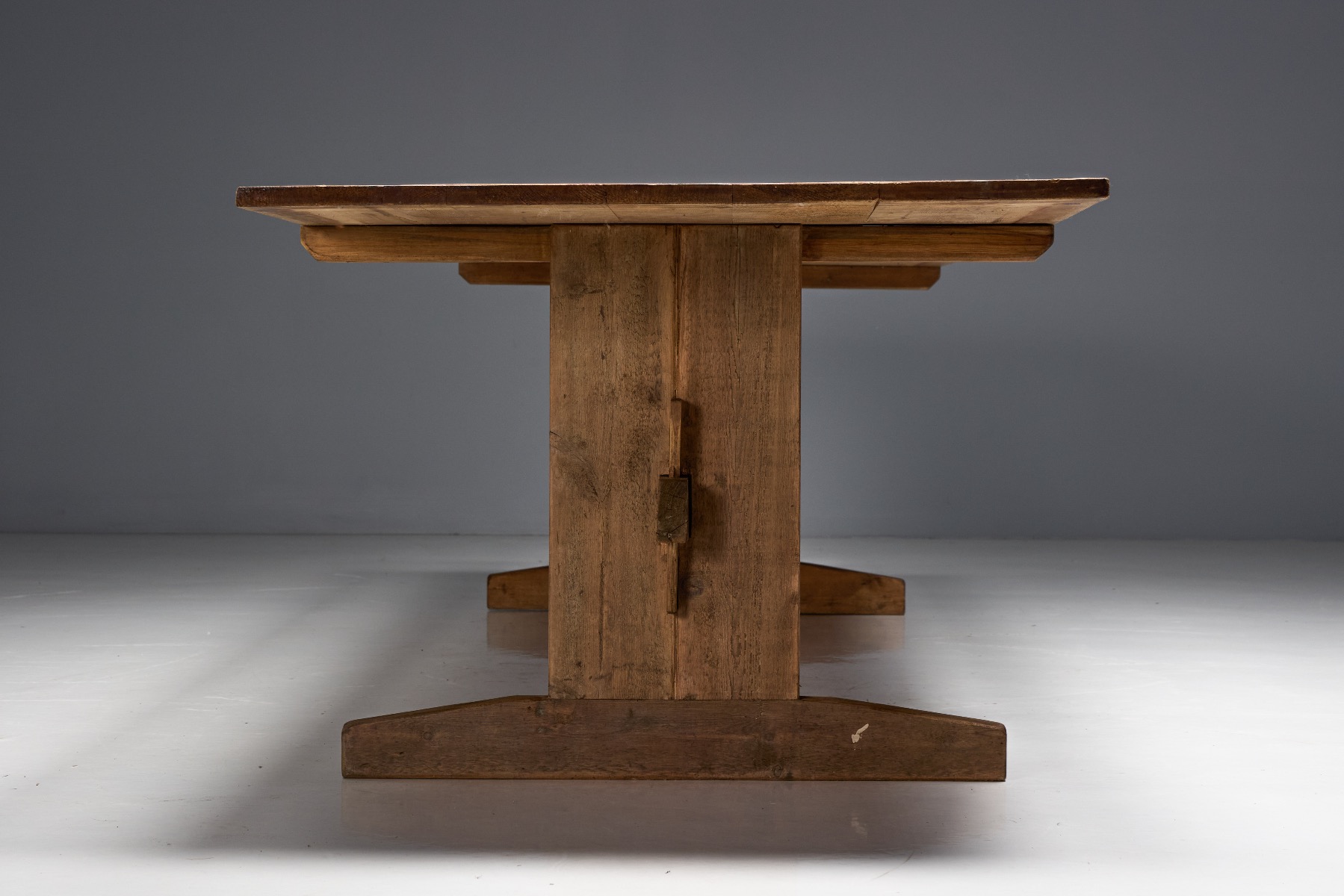 Rustic Farmhouse Long Dining Table - 19th Century