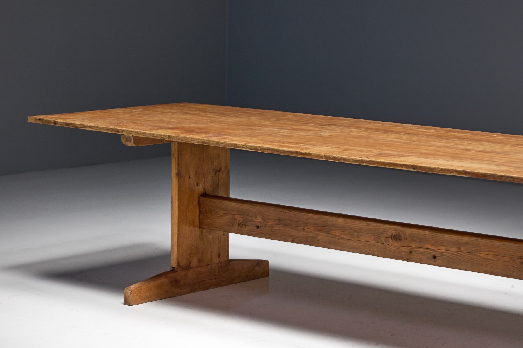 Rustic Farmhouse Long Dining Table - 19th Century