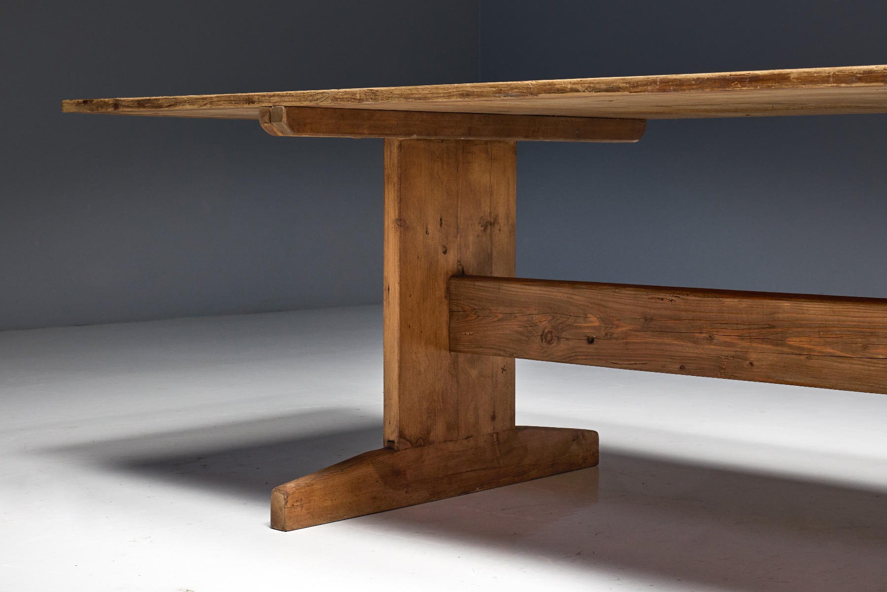 Rustic Farmhouse Long Dining Table - 19th Century