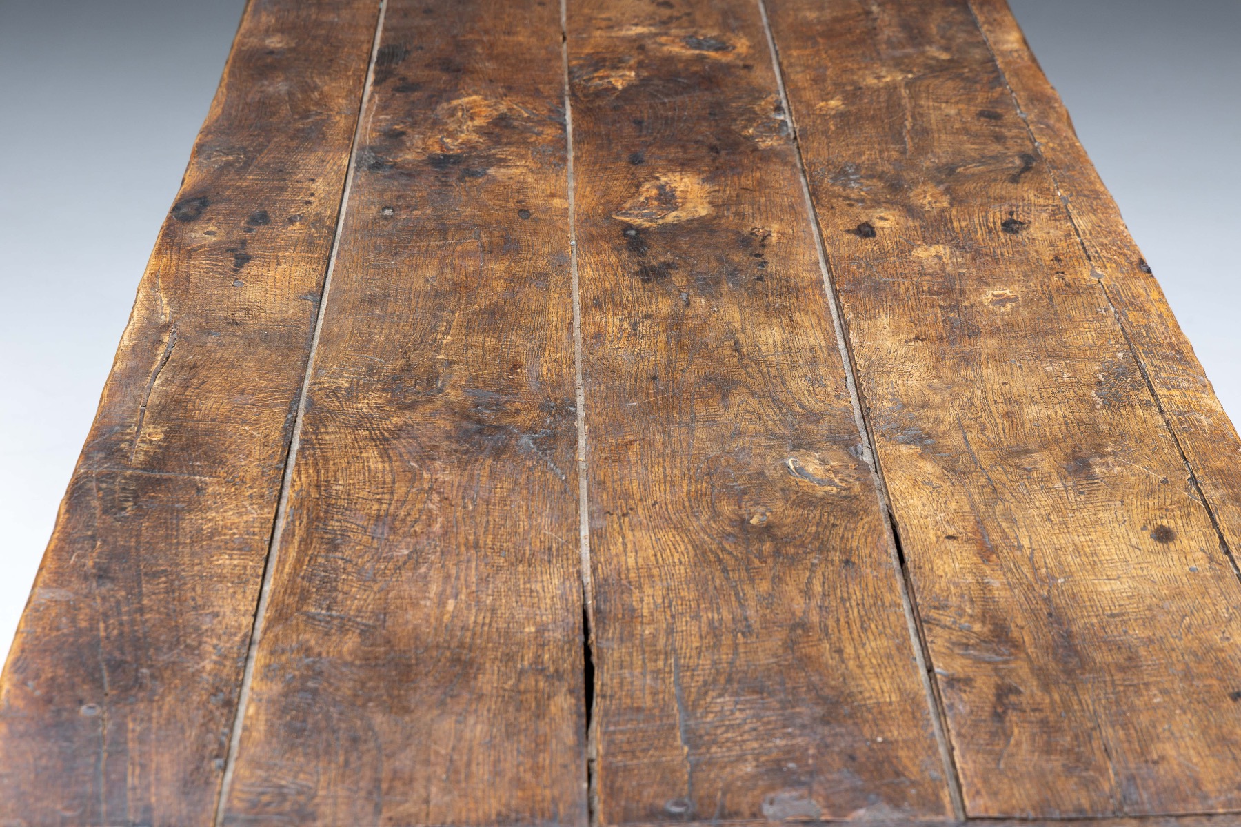Rustic Folk Art Dining Table - 19th Century