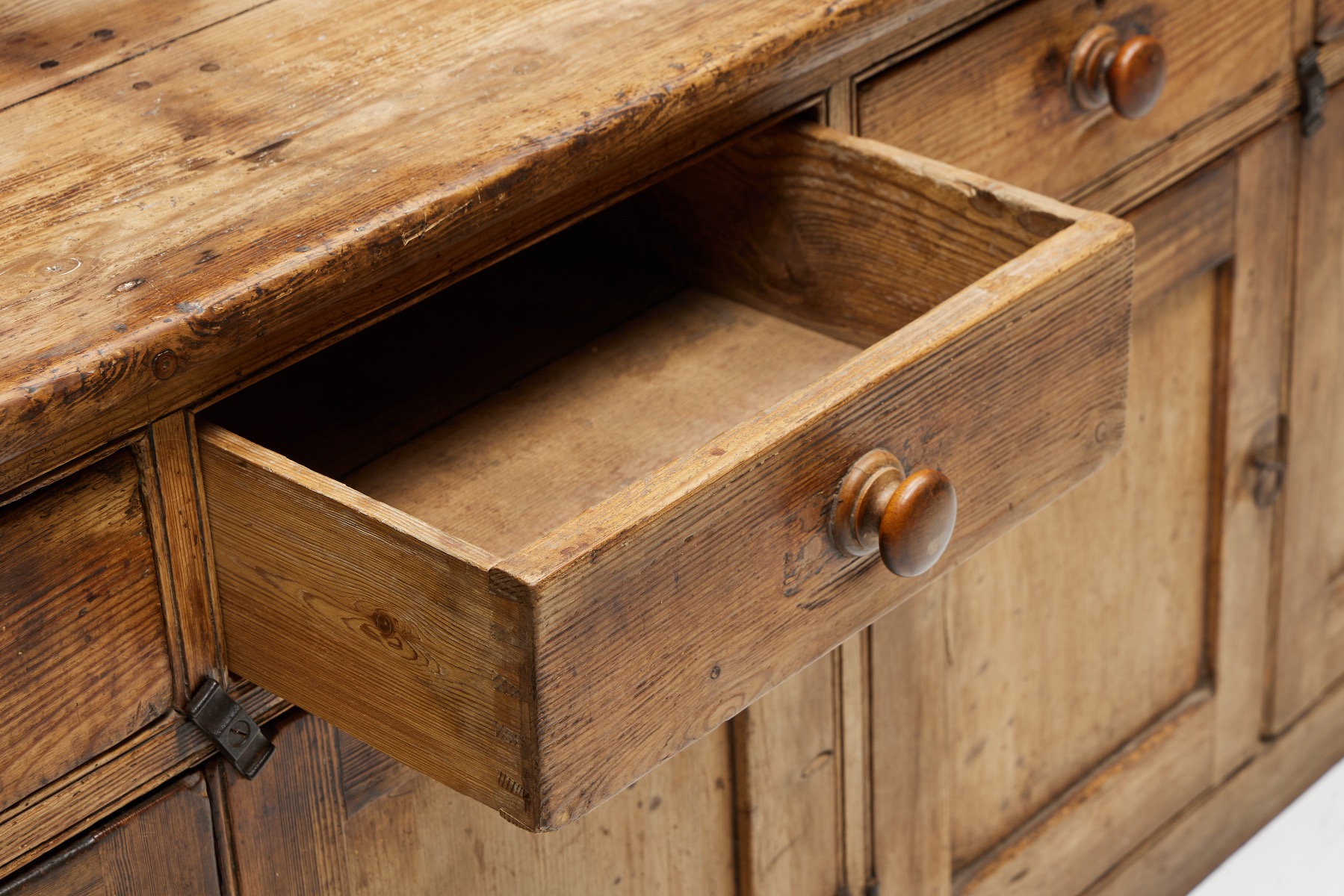 Rustic Folk Art Sideboard - 19th Century