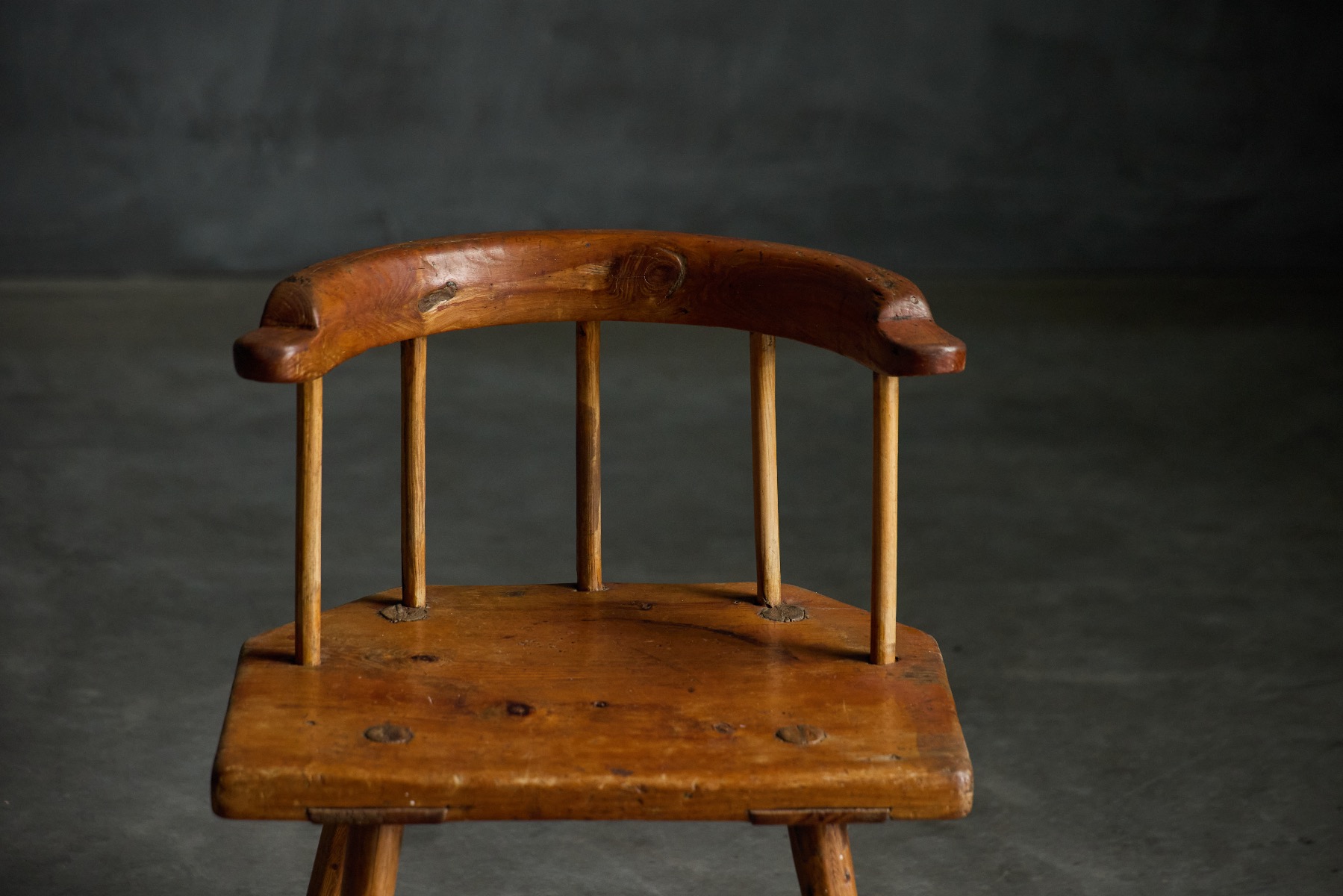 Rustic Folk Art Stool - 19th Century