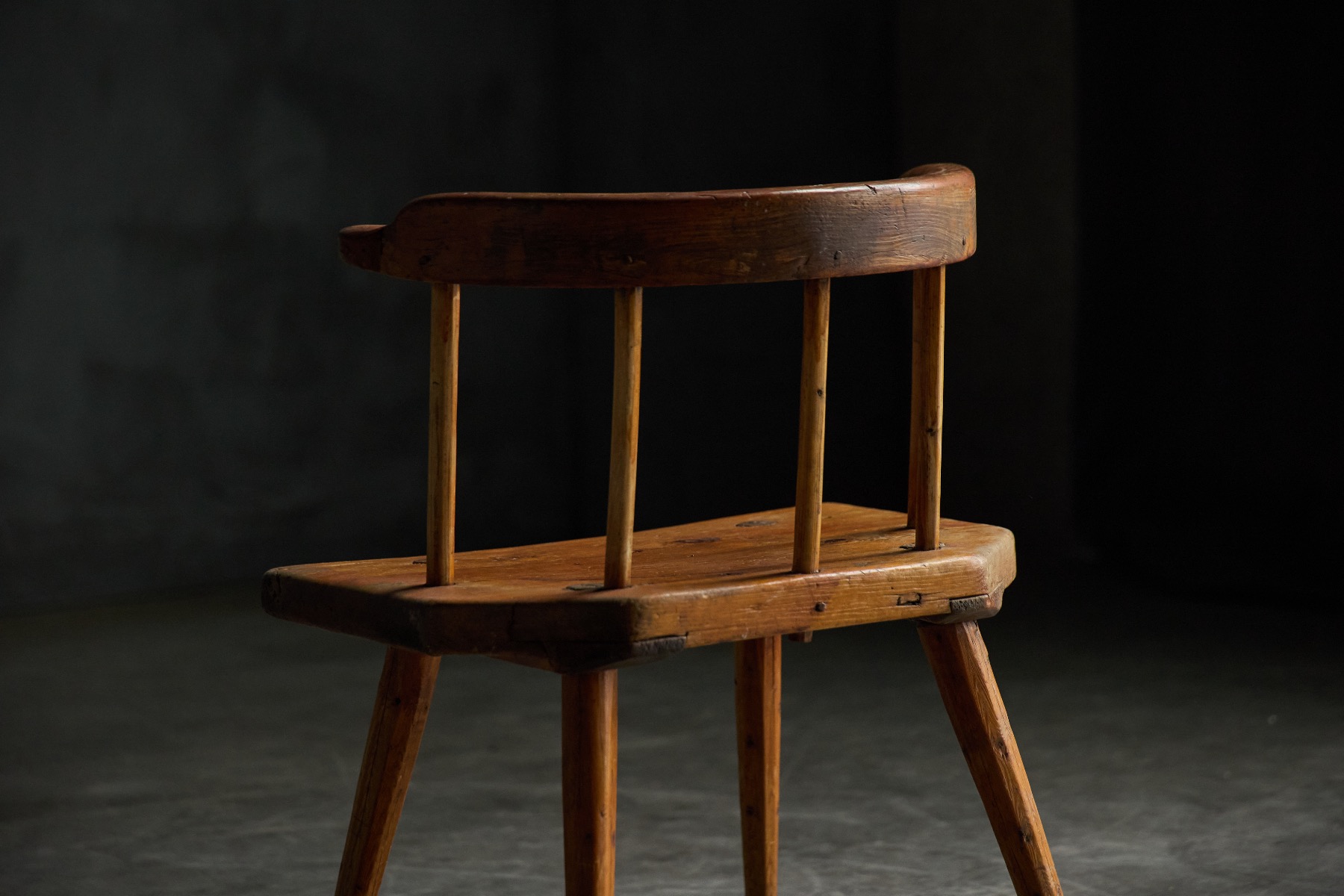 Rustic Folk Art Stool - 19th Century