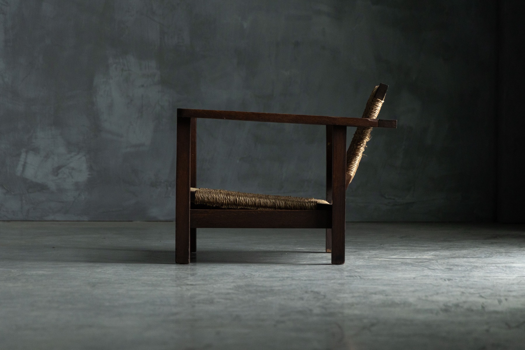 Rustic Modernist Easy Chair - 1950s