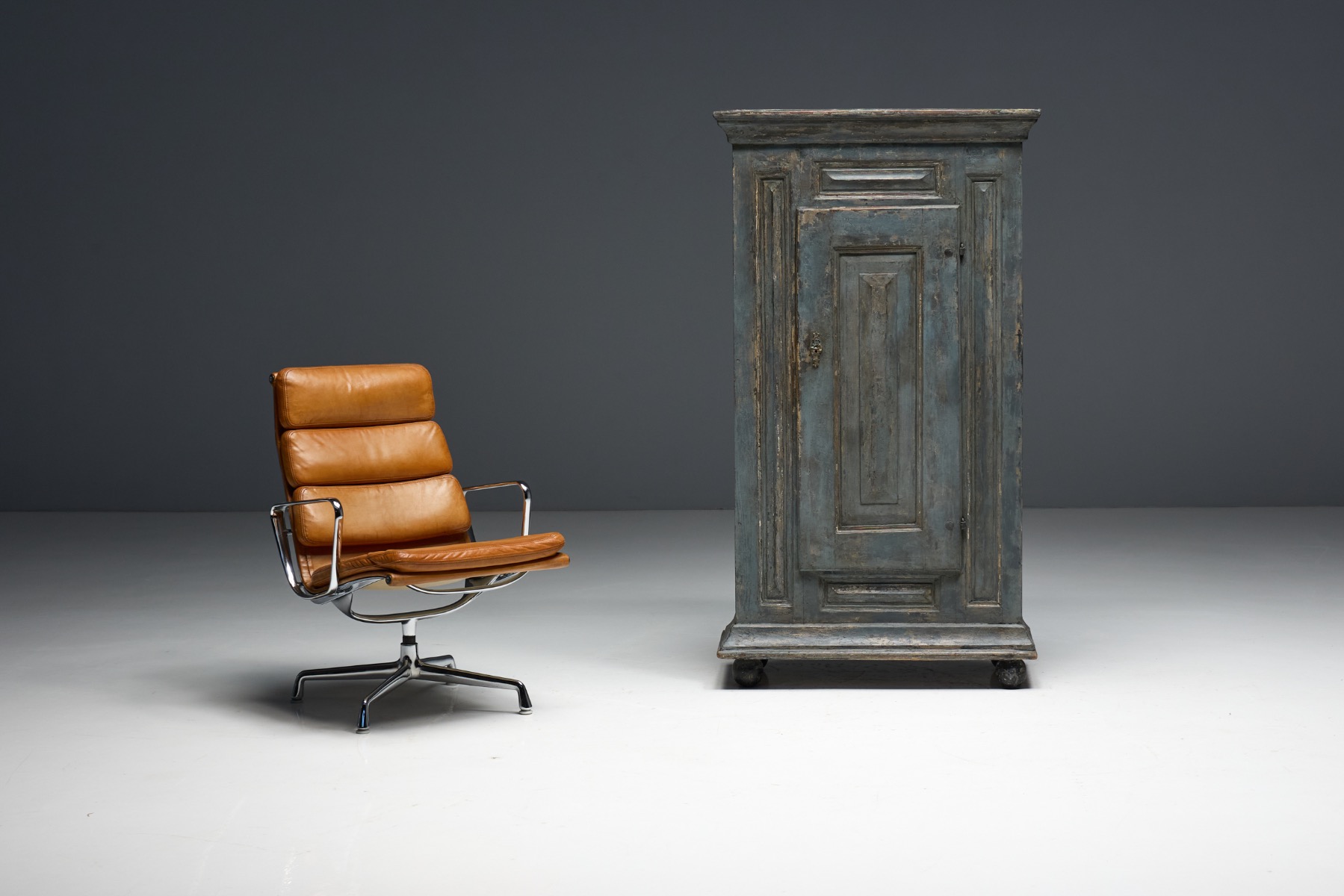 Rustic Pine Cabinet, France - 19th Century