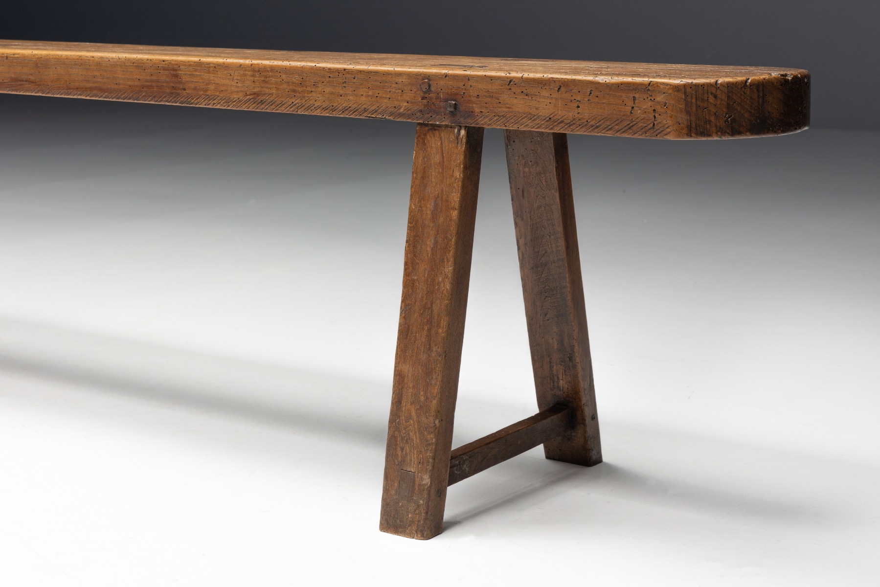 Rustic Primitive Bench - 19th Century 