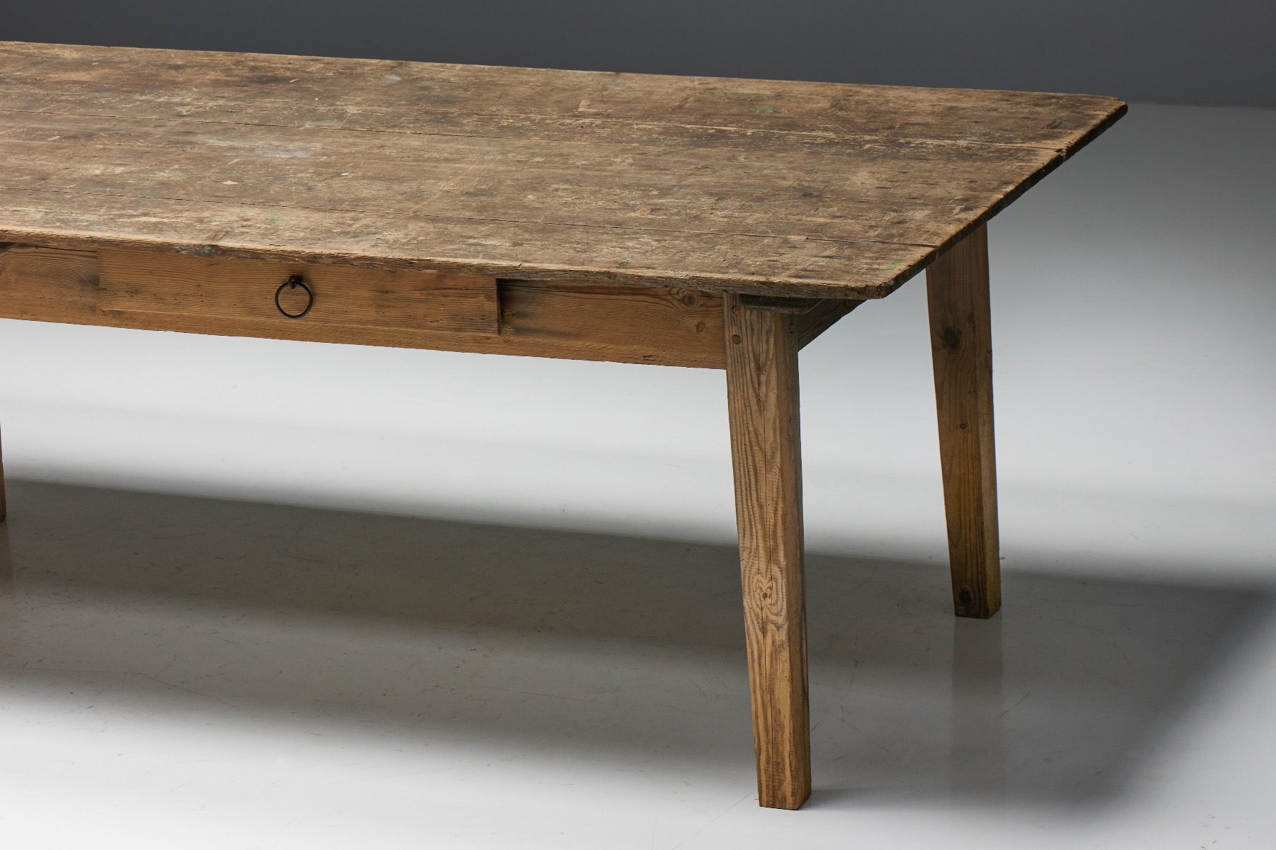 Rustic Rural Farmhouse Dining Table - 19th Century