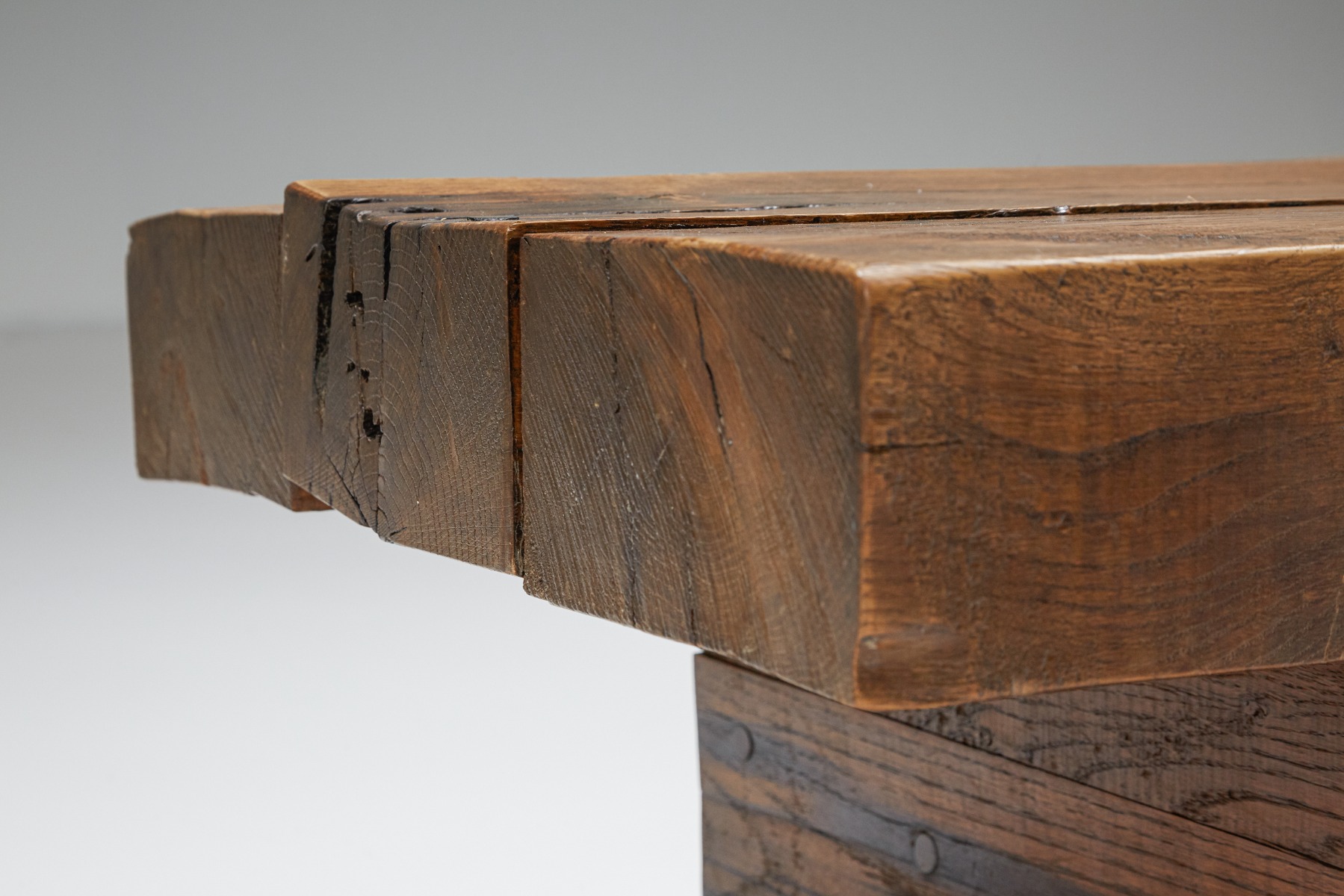 Wabi-Sabi Wooden Coffee Table - 1960's