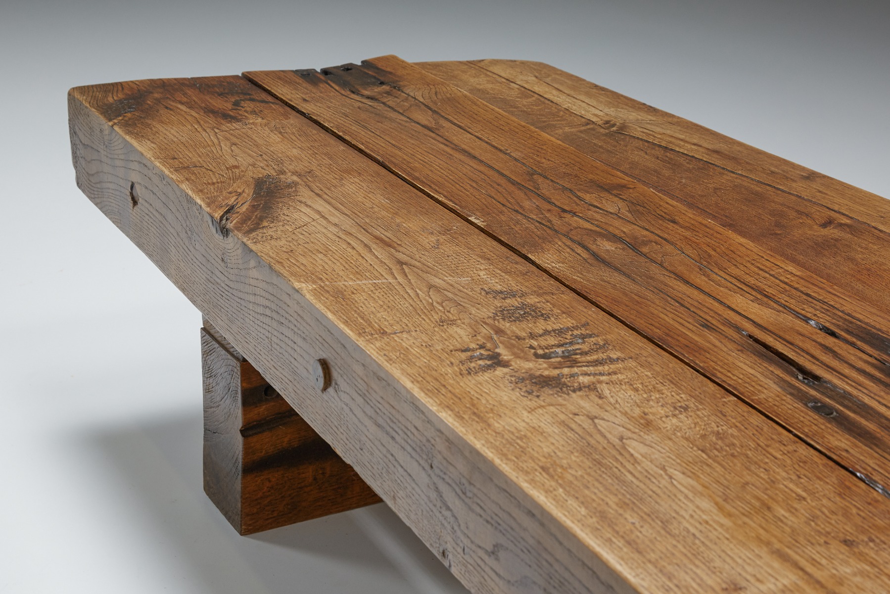 Wabi-Sabi Wooden Coffee Table - 1960's