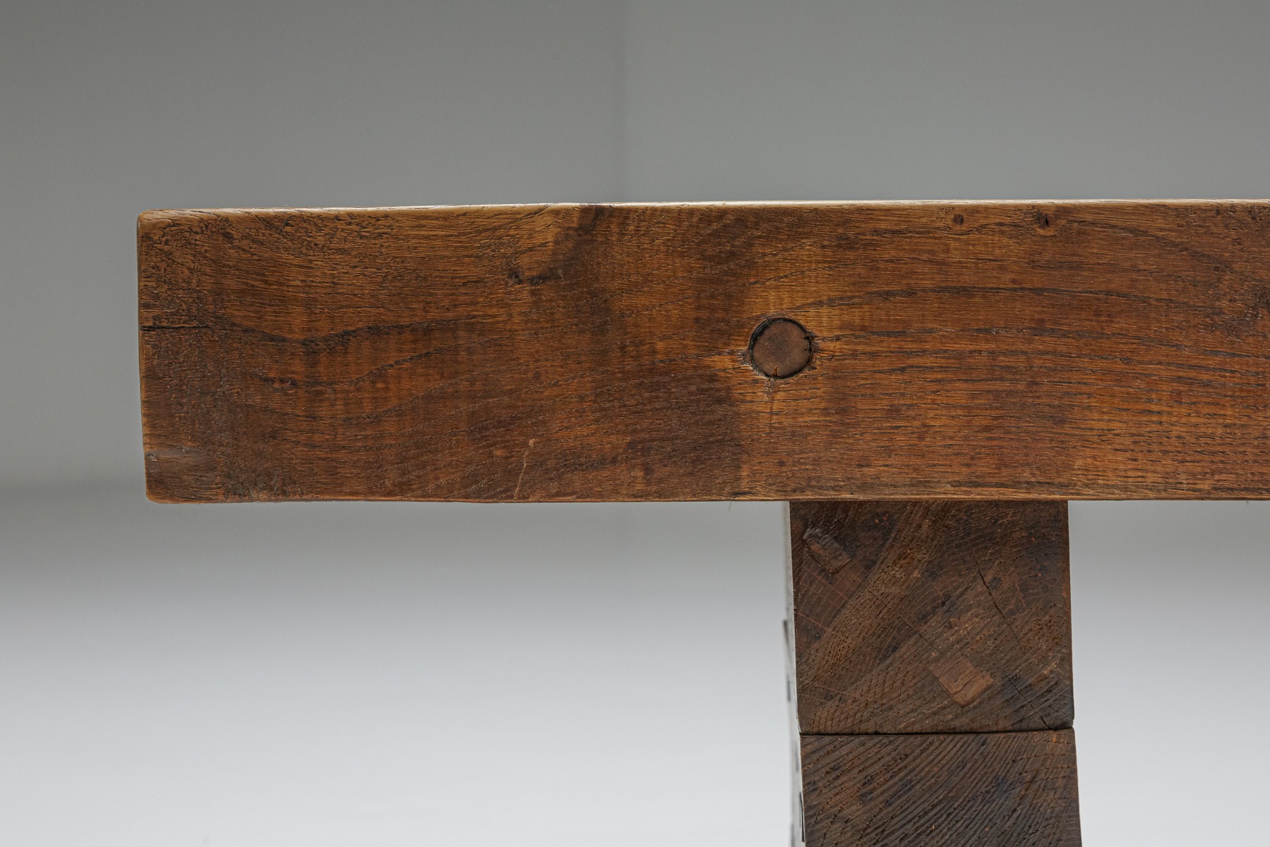Wabi-Sabi Wooden Coffee Table - 1960's