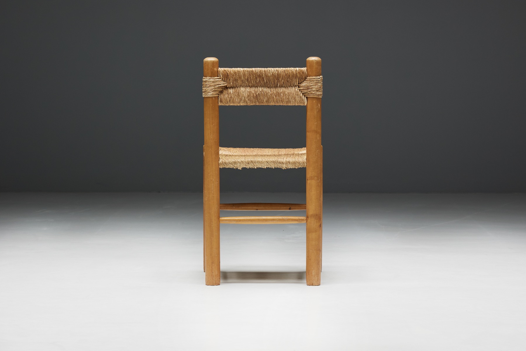 Rustic Straw Dining Chairs - 1960s