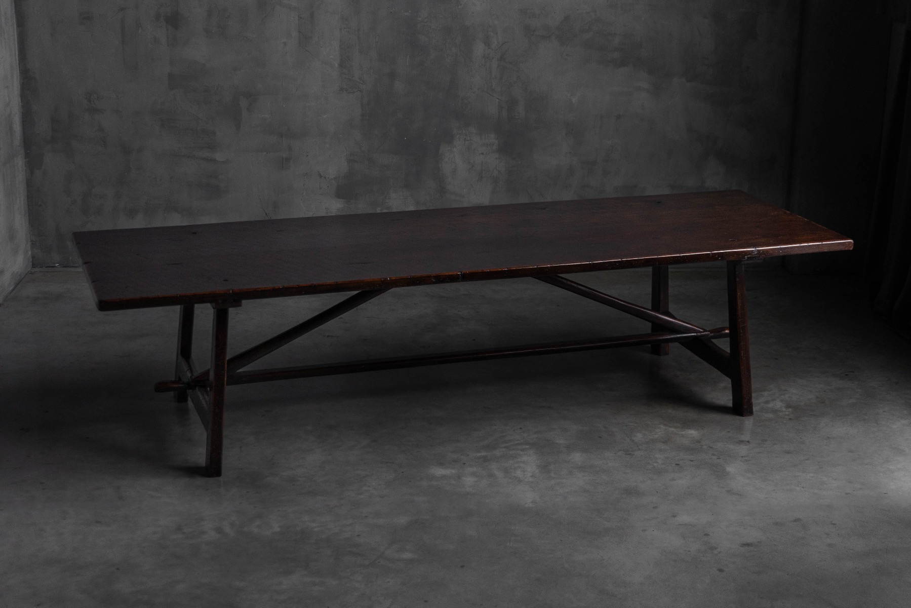 Rustic Vernacular Dining Table, France – Early 20th Century