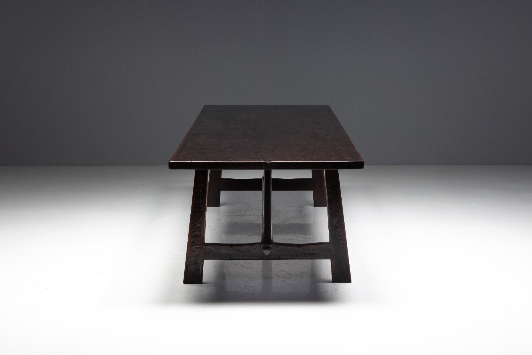 Rustic Vernacular Dining Table, France – Early 20th Century