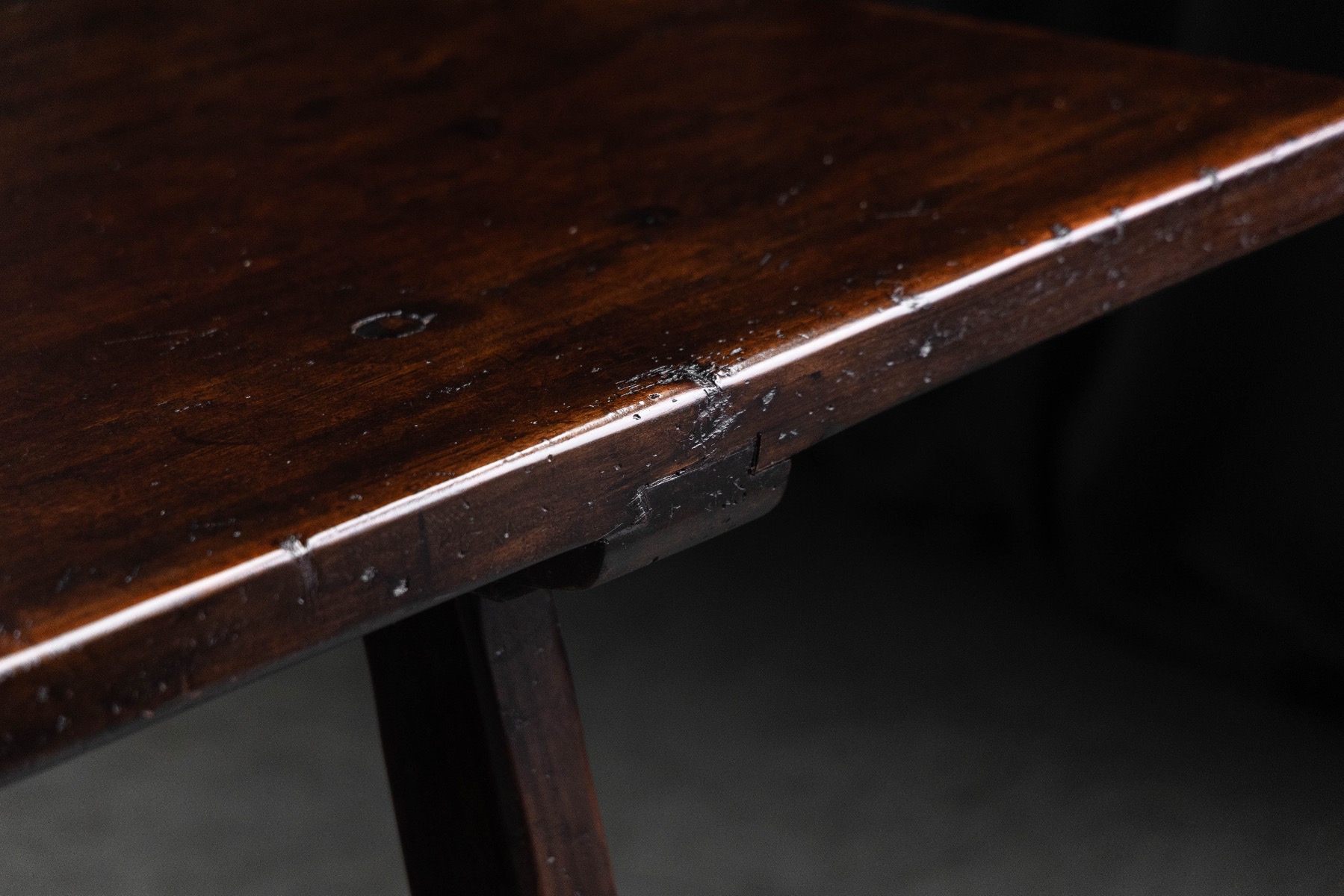 Rustic Vernacular Dining Table, France – Early 20th Century