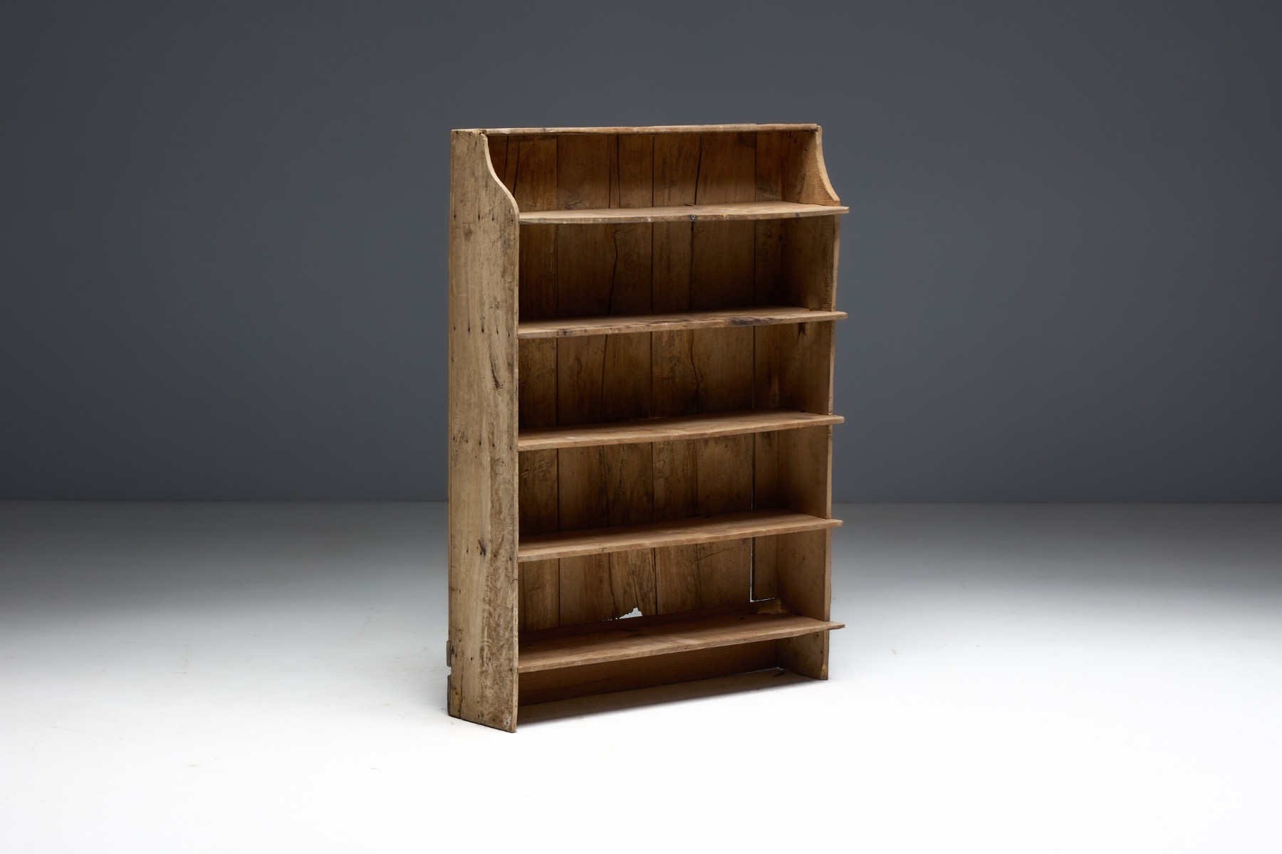 Rustic Vernacular Shelving Unit, France - Early 19th Century