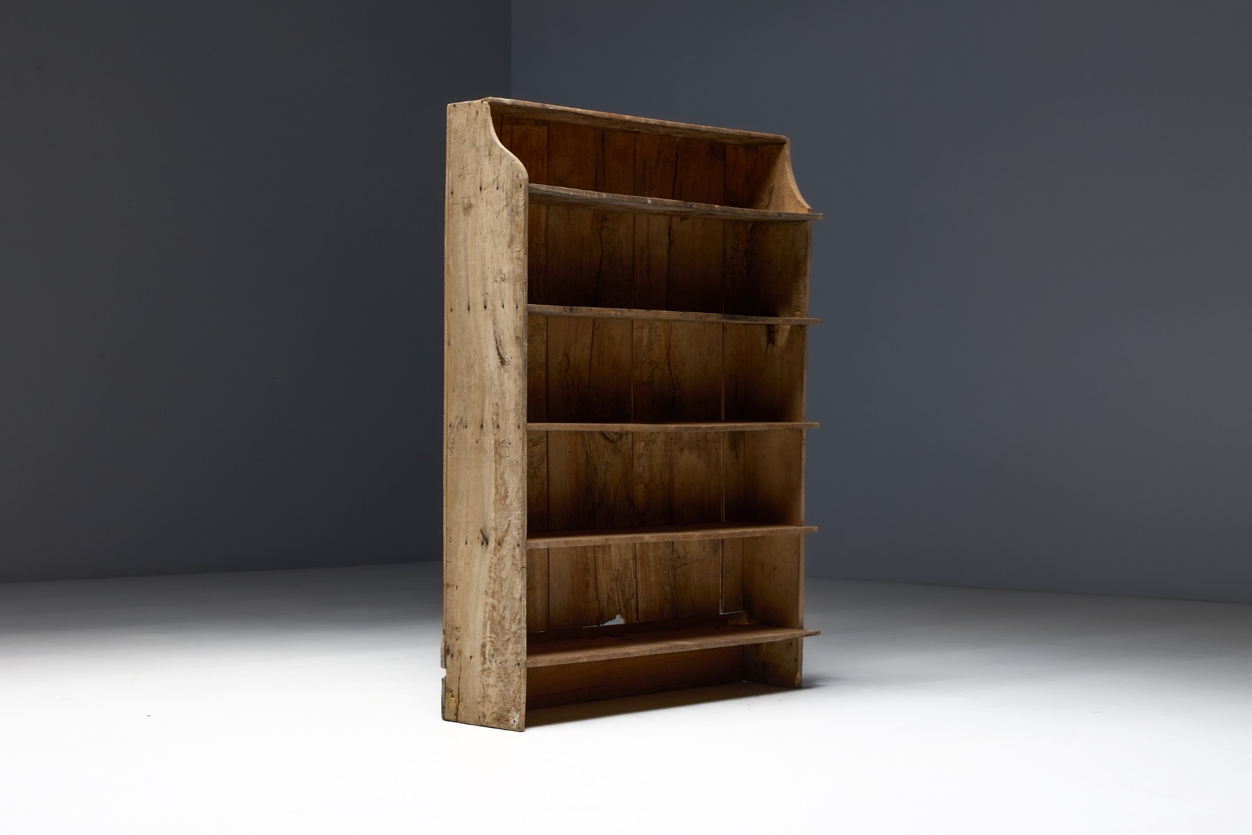 Rustic Vernacular Shelving Unit, France - Early 19th Century
