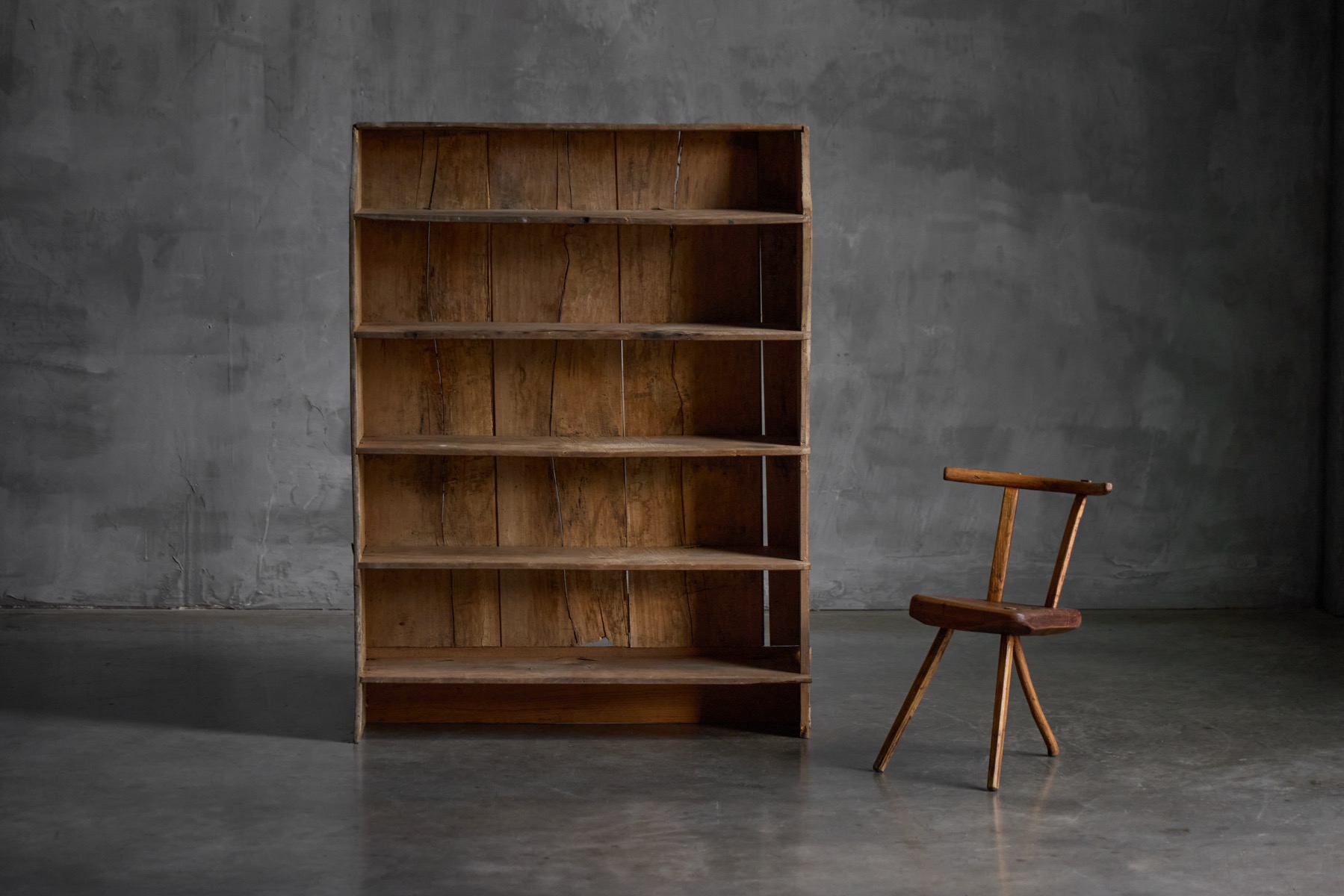 Rustic Vernacular Shelving Unit, France - Early 19th Century