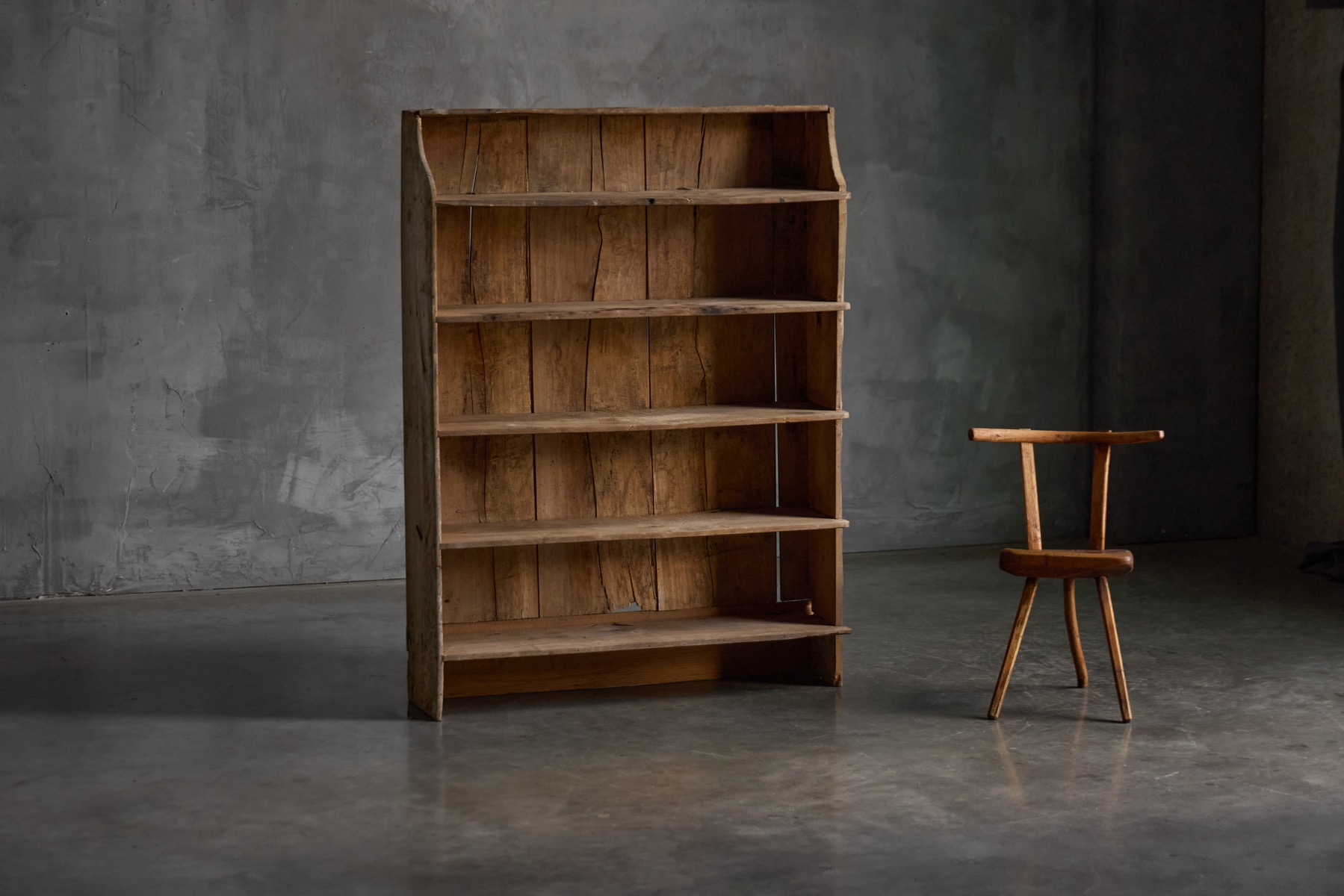 Rustic Vernacular Shelving Unit, France - Early 19th Century