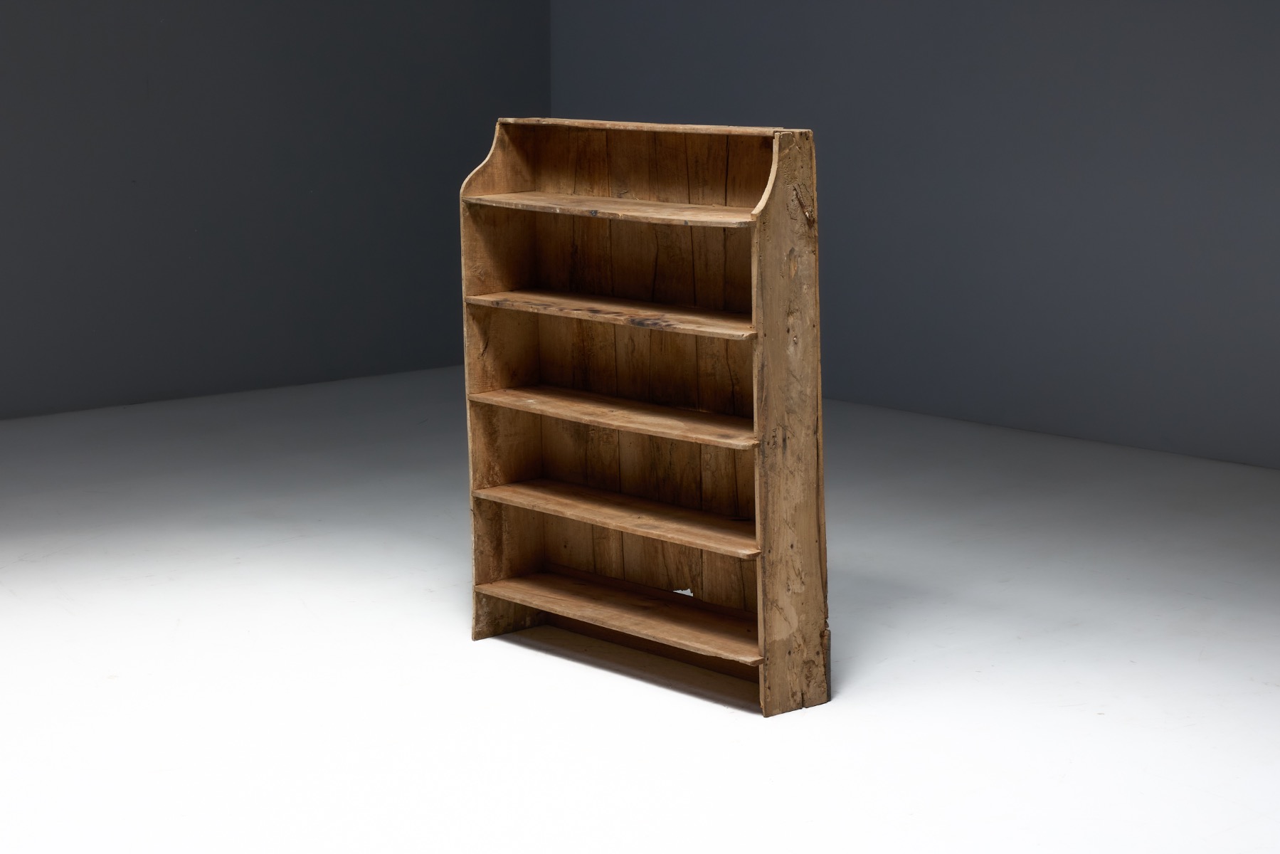 Rustic Vernacular Shelving Unit, France - Early 19th Century