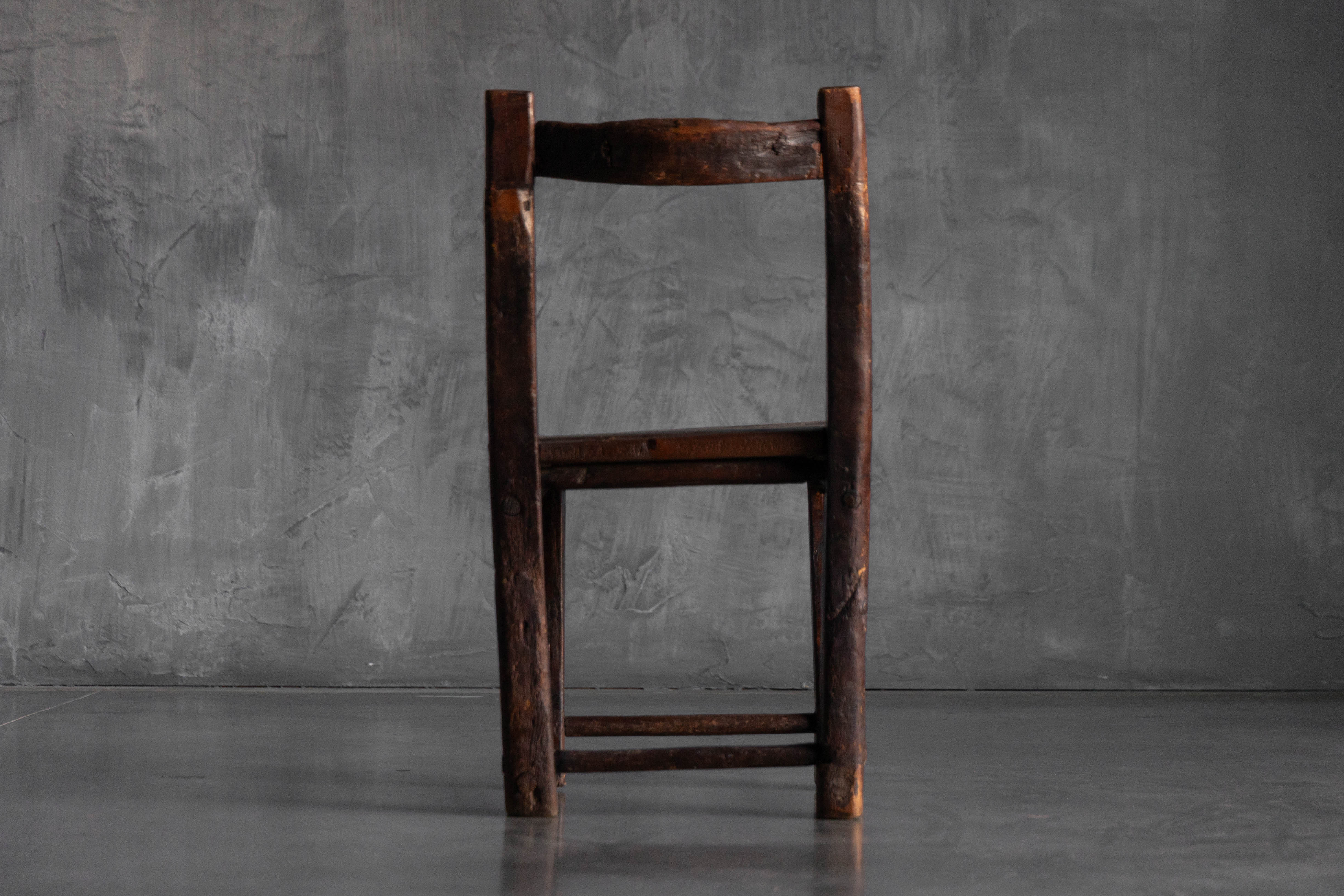 Rustic Vernacular Wooden Chair - 19th Century 