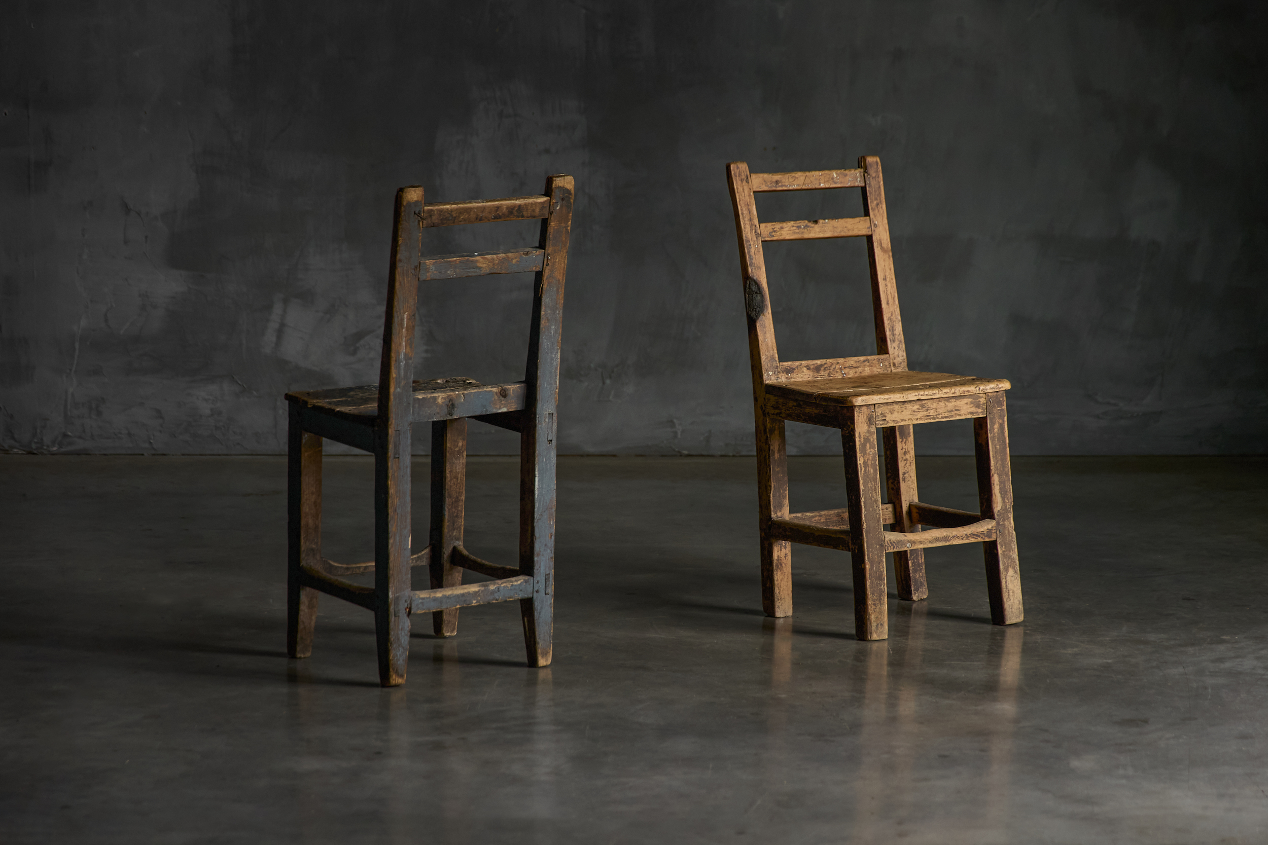 Rustic Vernacular Wooden Chair, France - 19th Century