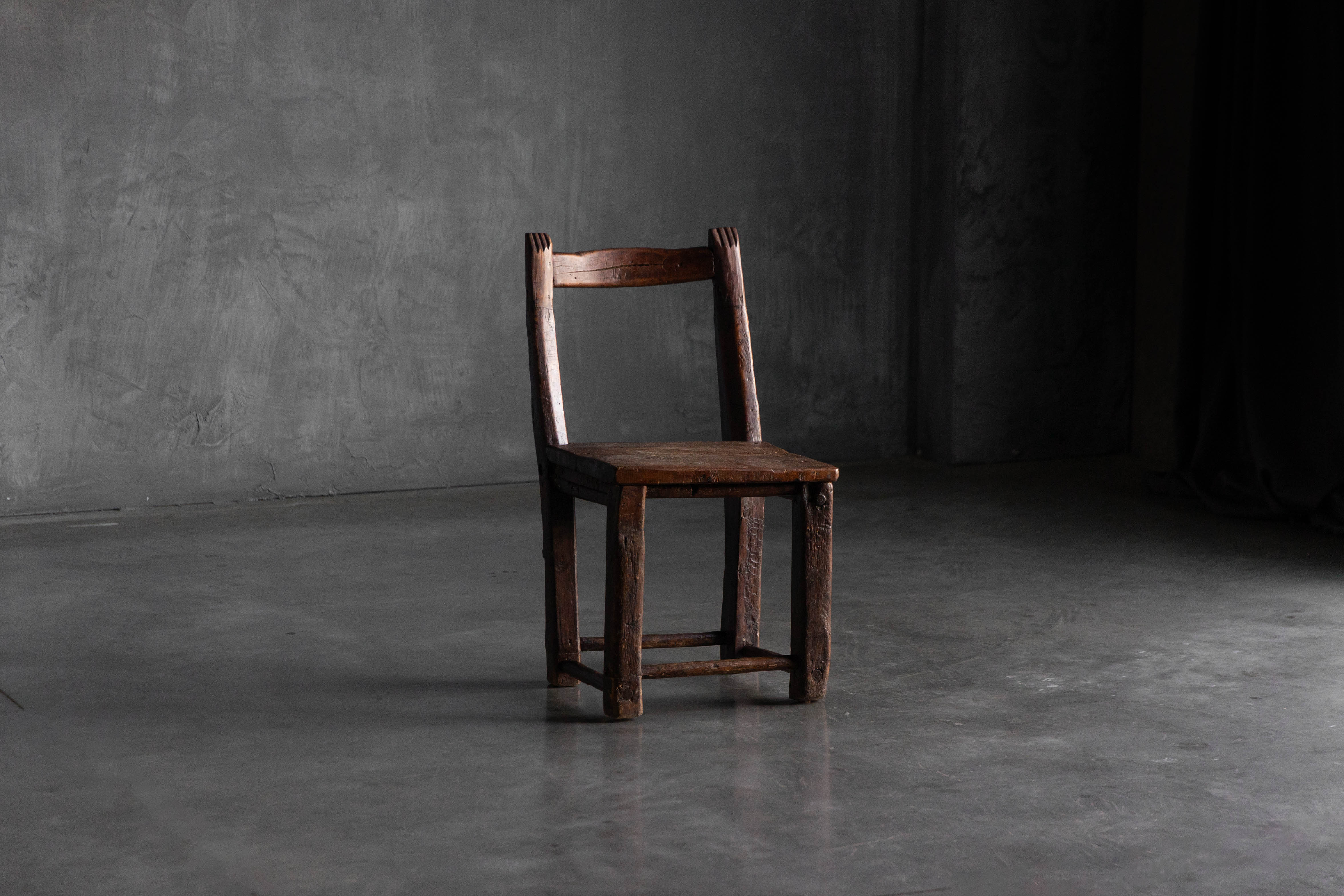 Rustic Vernacular Wooden Chair - 19th Century 