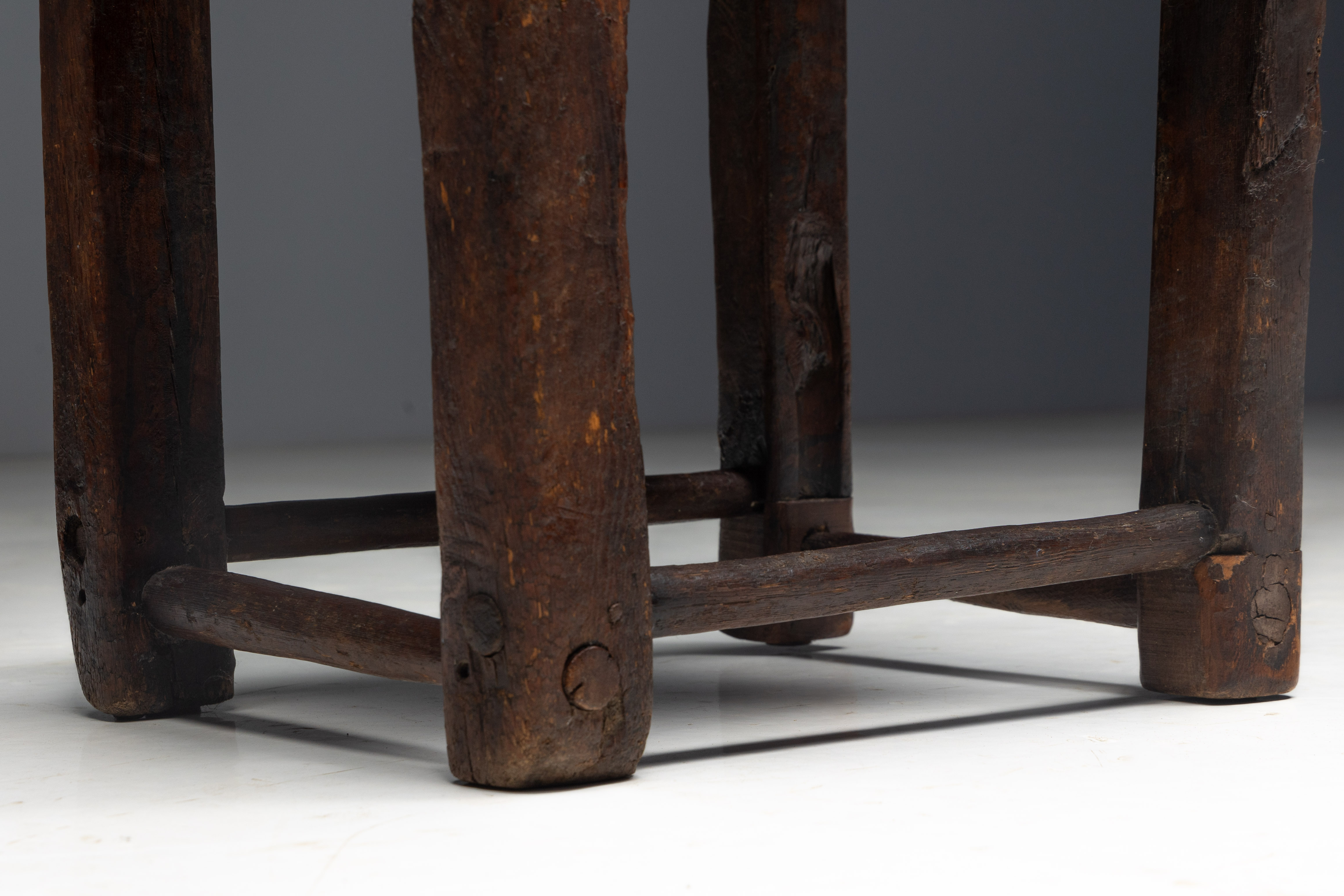 Rustic Vernacular Wooden Chair - 19th Century 