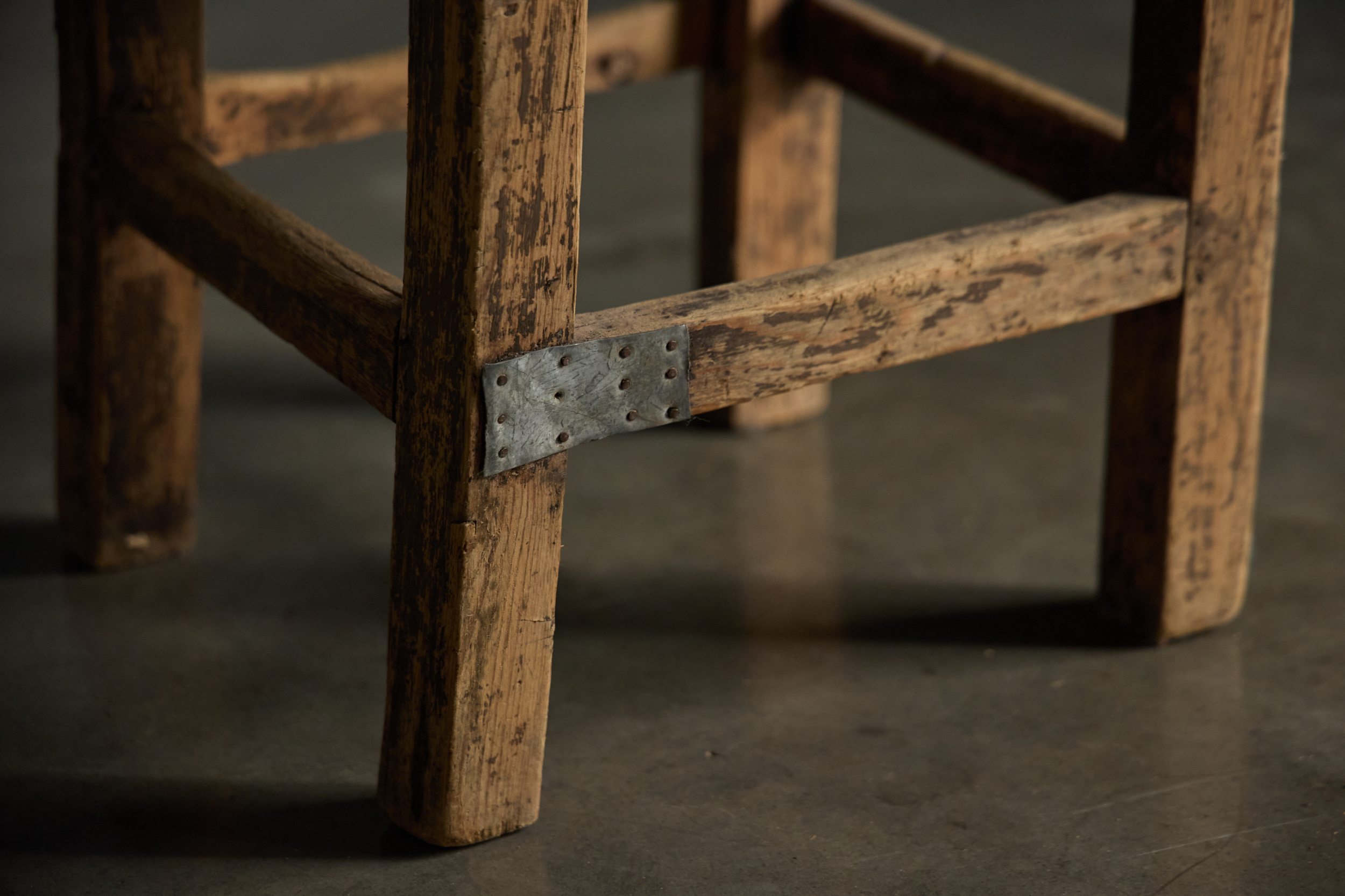 Rustic Vernacular Wooden Chair, France - 19th Century