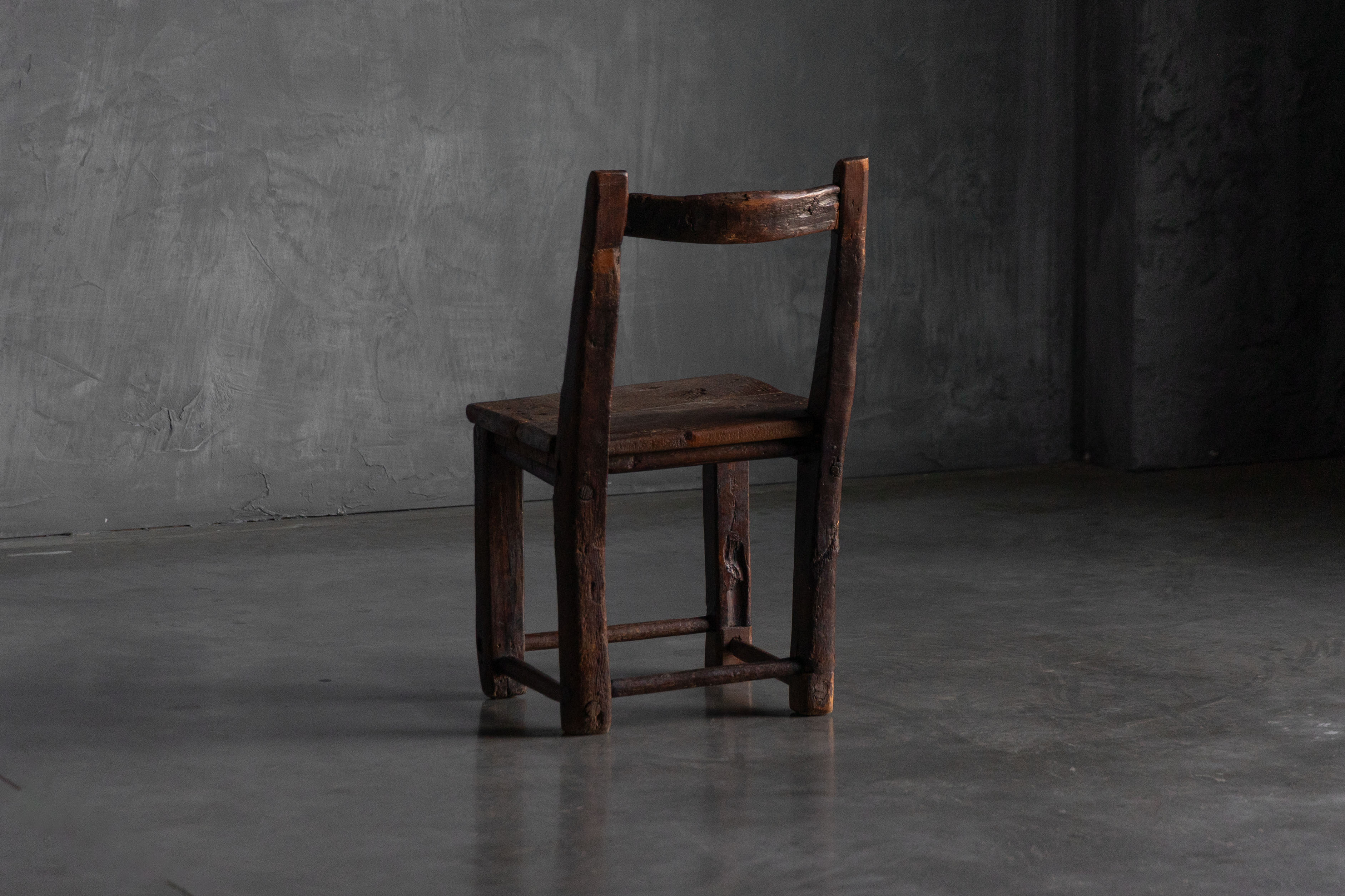 Rustic Vernacular Wooden Chair - 19th Century 