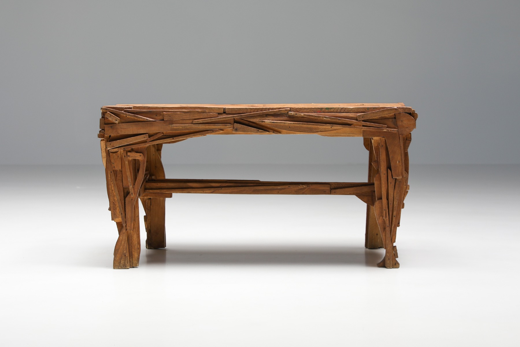 Rustic Wabi-Sabi Coffee Table - 1900s