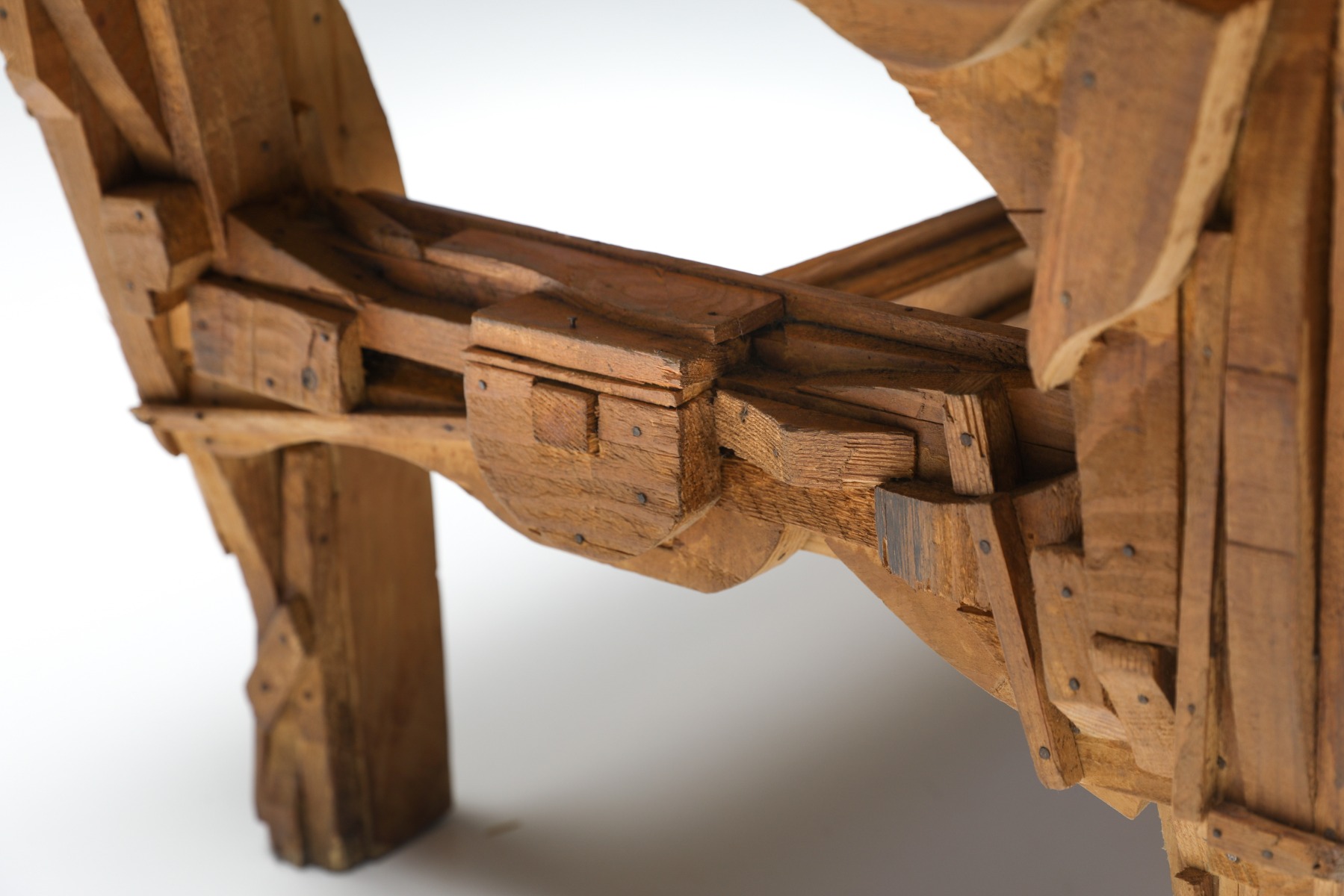 Rustic Wabi-Sabi Coffee Table - 1900s