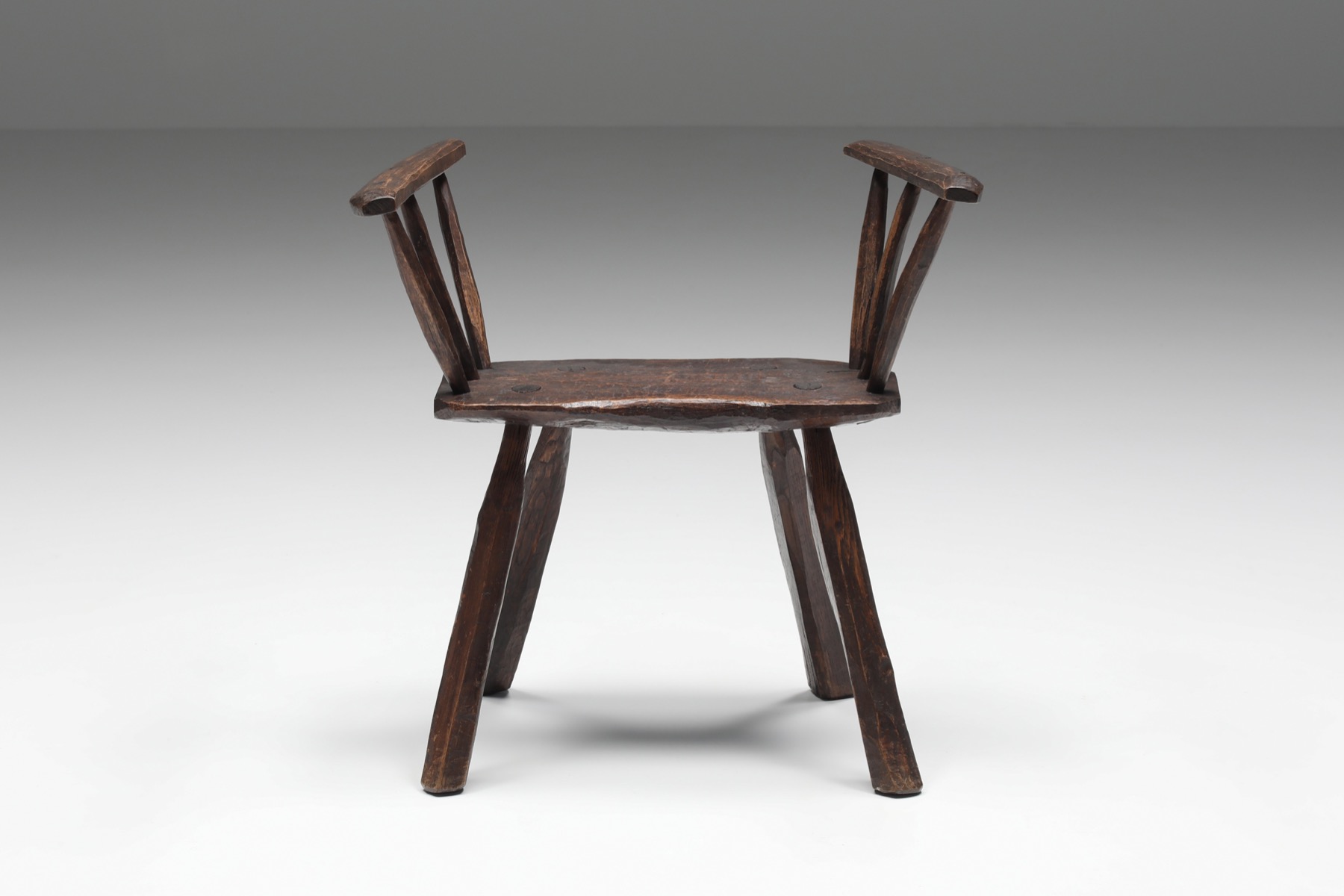 Rustic Wabi-Sabi Stool - 1890's