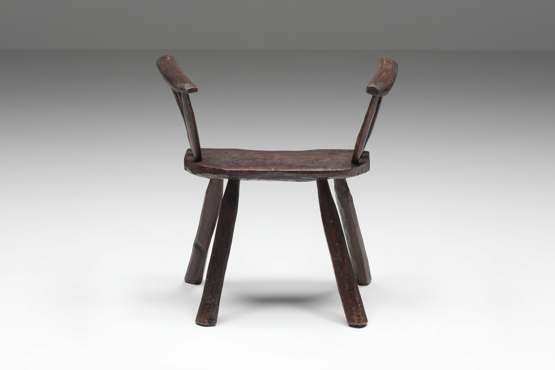 Rustic Wabi-Sabi Stool - 1890's