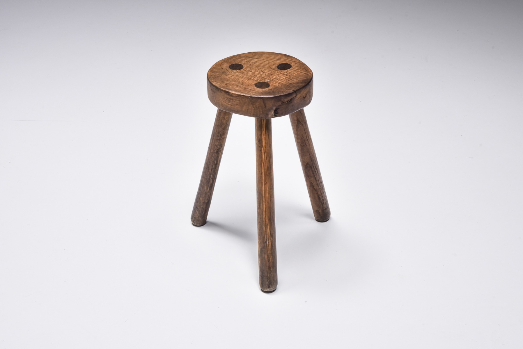 Rustic Wabi Sabi, Three Legged Stools - 1940's