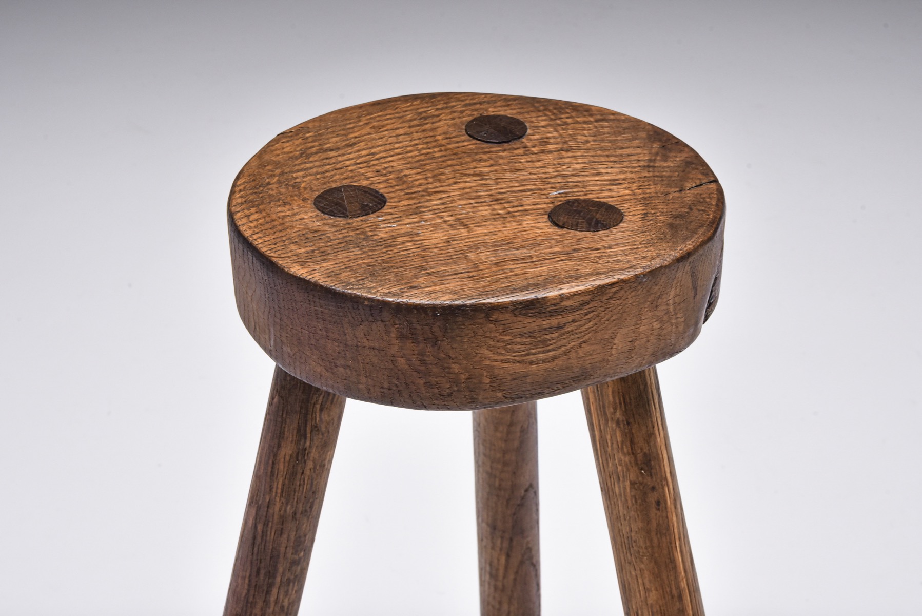 Rustic Wabi Sabi, Three Legged Stools - 1940's