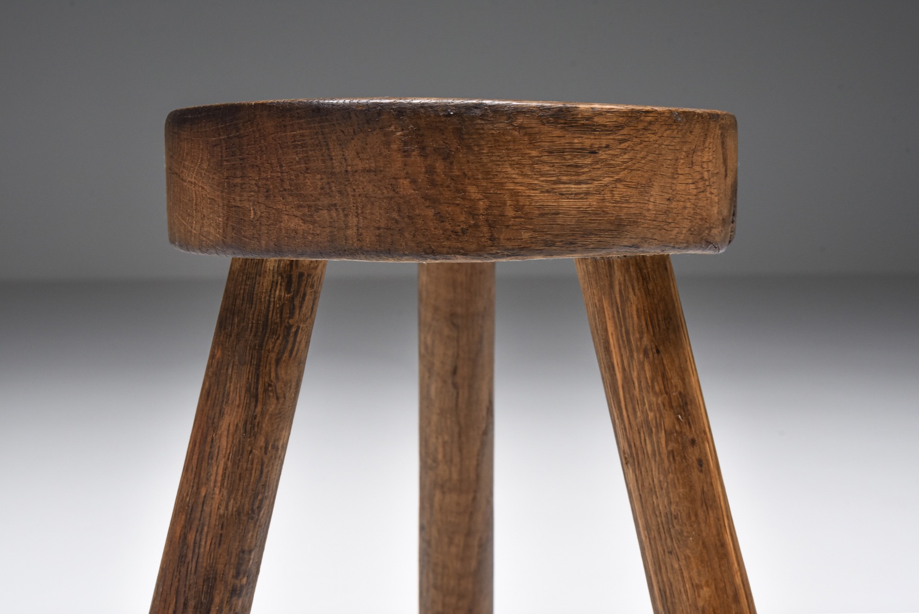 Rustic Wabi Sabi, Three Legged Stools - 1940's