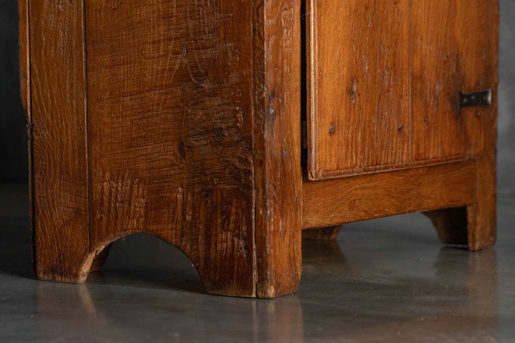 Rustic Walnut Cupboard - 19th Century