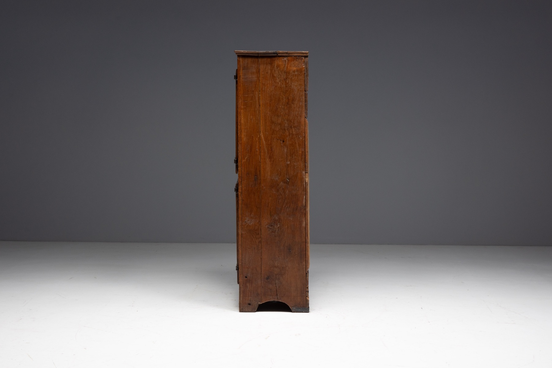 Rustic Walnut Cupboard - 19th Century