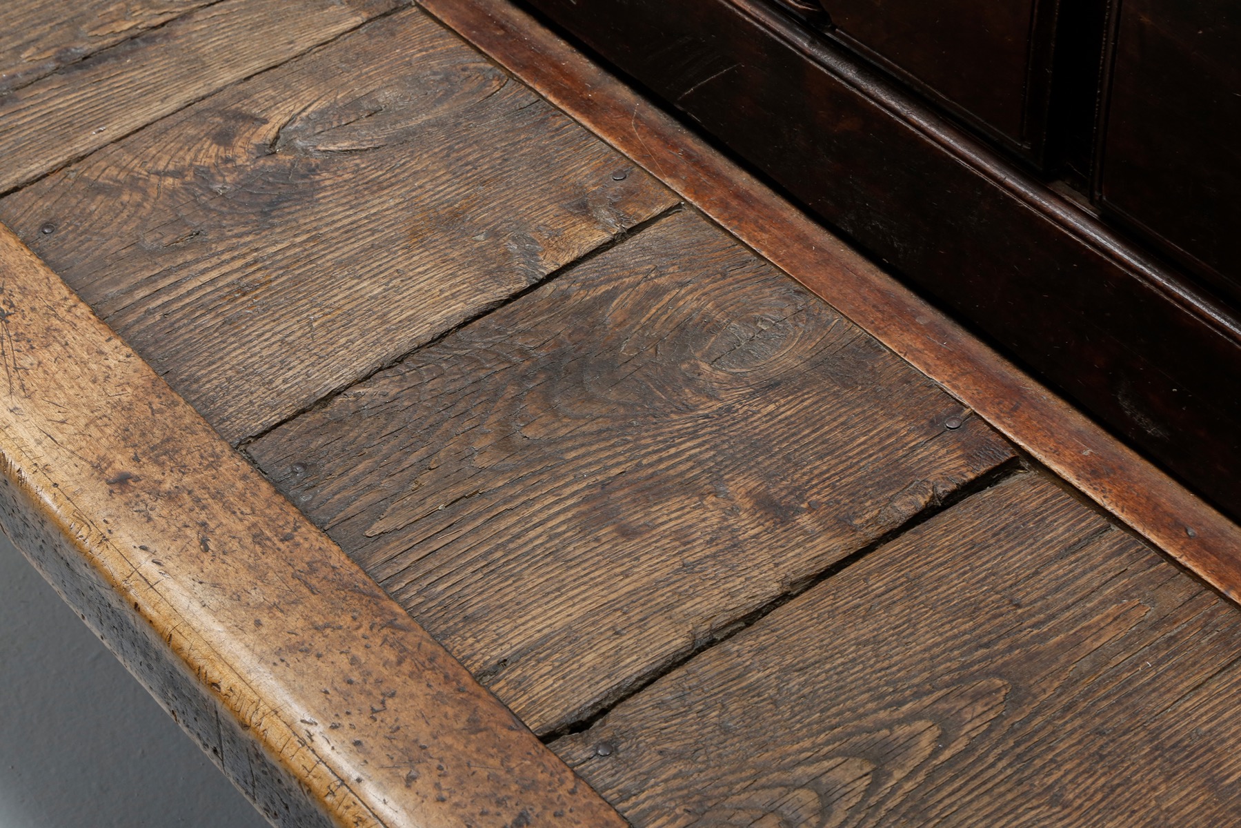 Rustic Wooden Bench - 19th Century