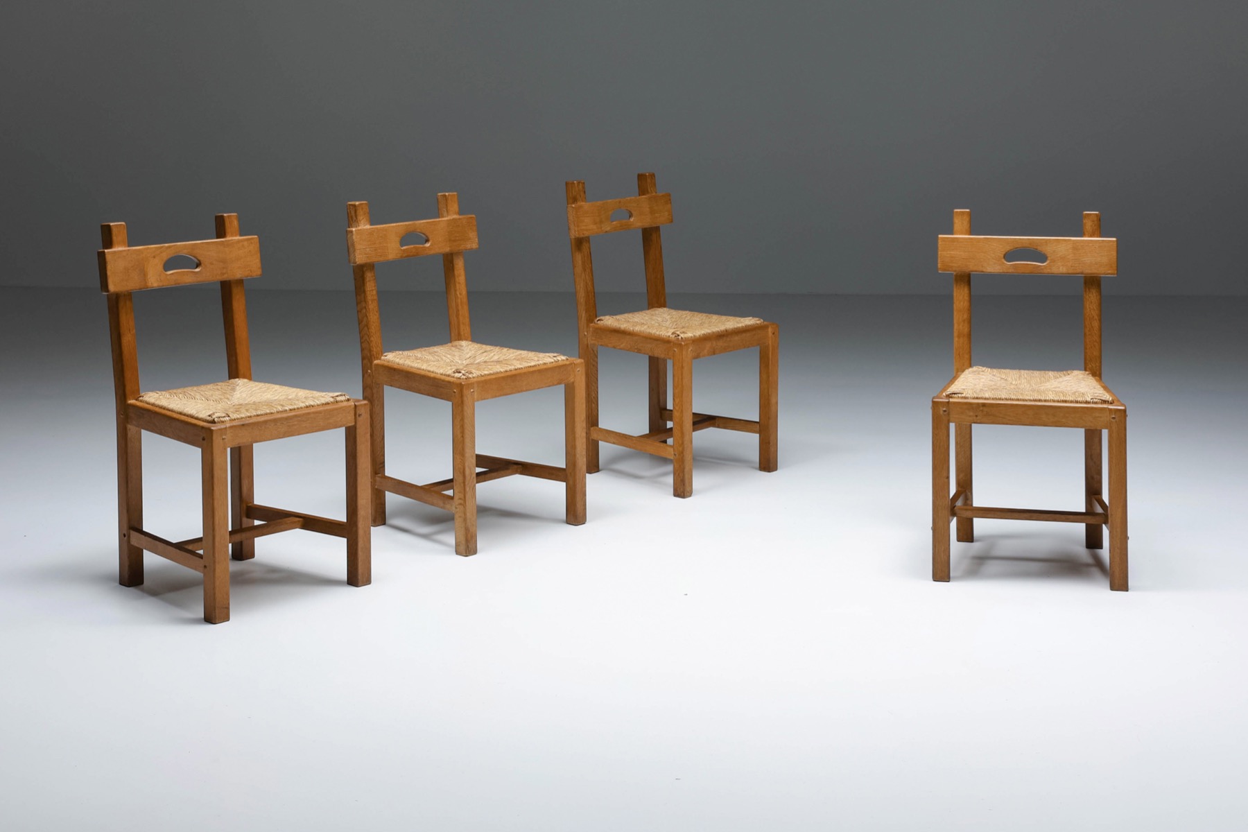 Rustic  Dining Chairs - Early 20th Century