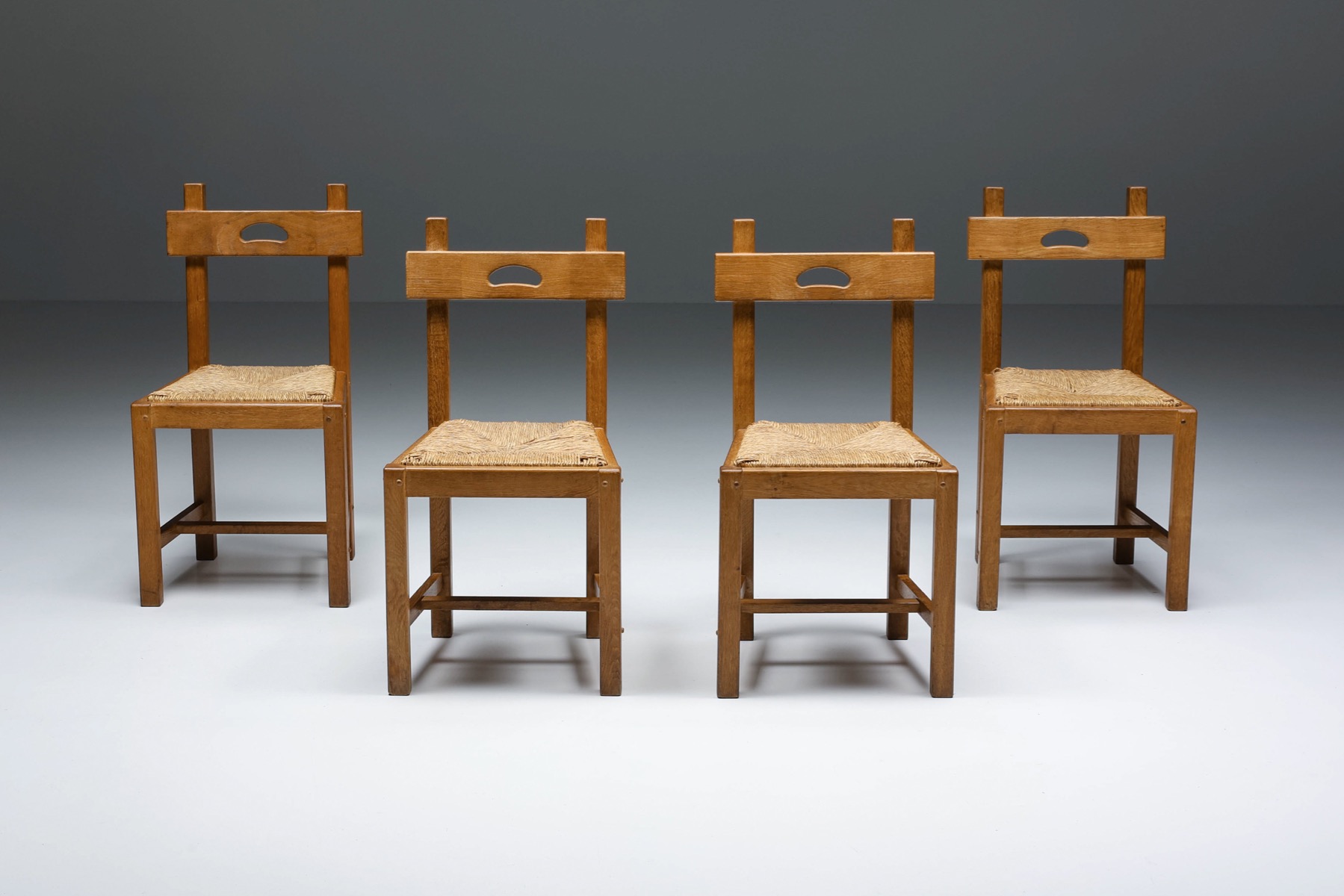 Rustic  Dining Chairs - Early 20th Century