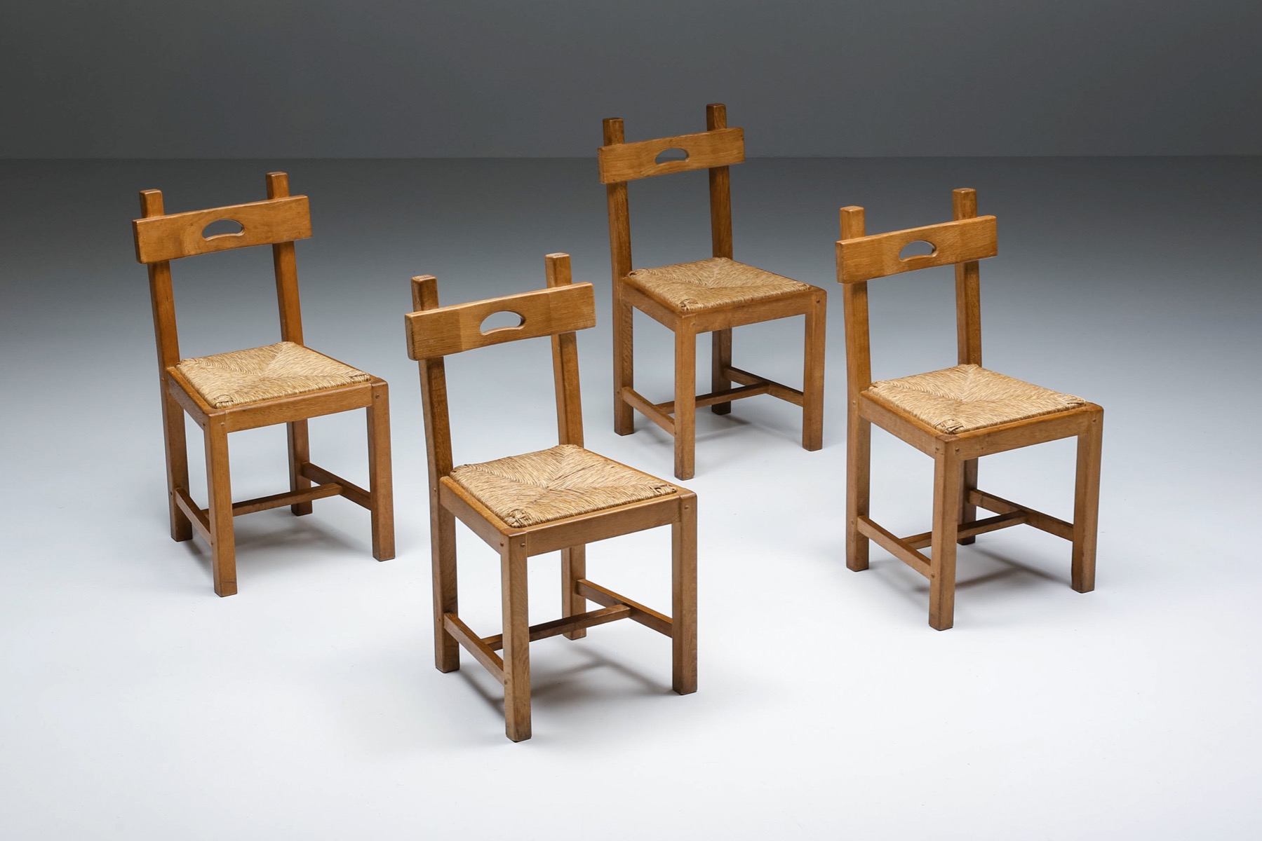Rustic  Dining Chairs - Early 20th Century