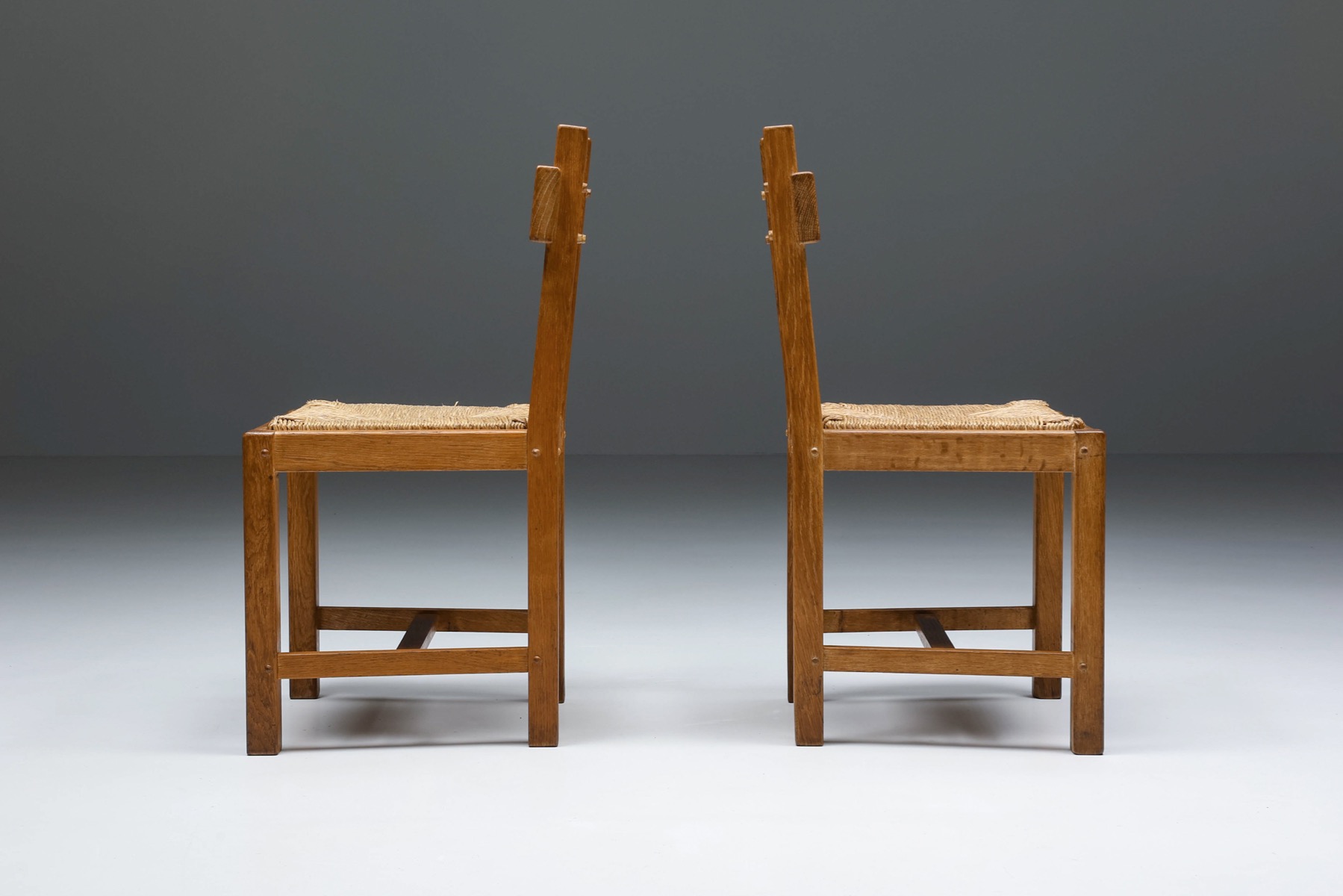 Rustic  Dining Chairs - Early 20th Century