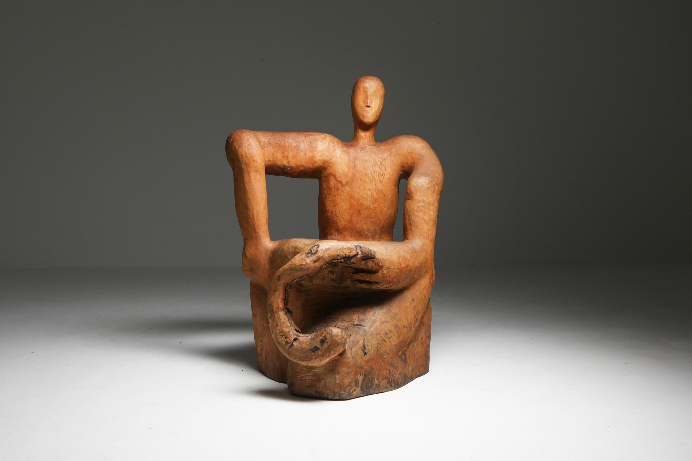 Sculptural Throne Chair - 1950's