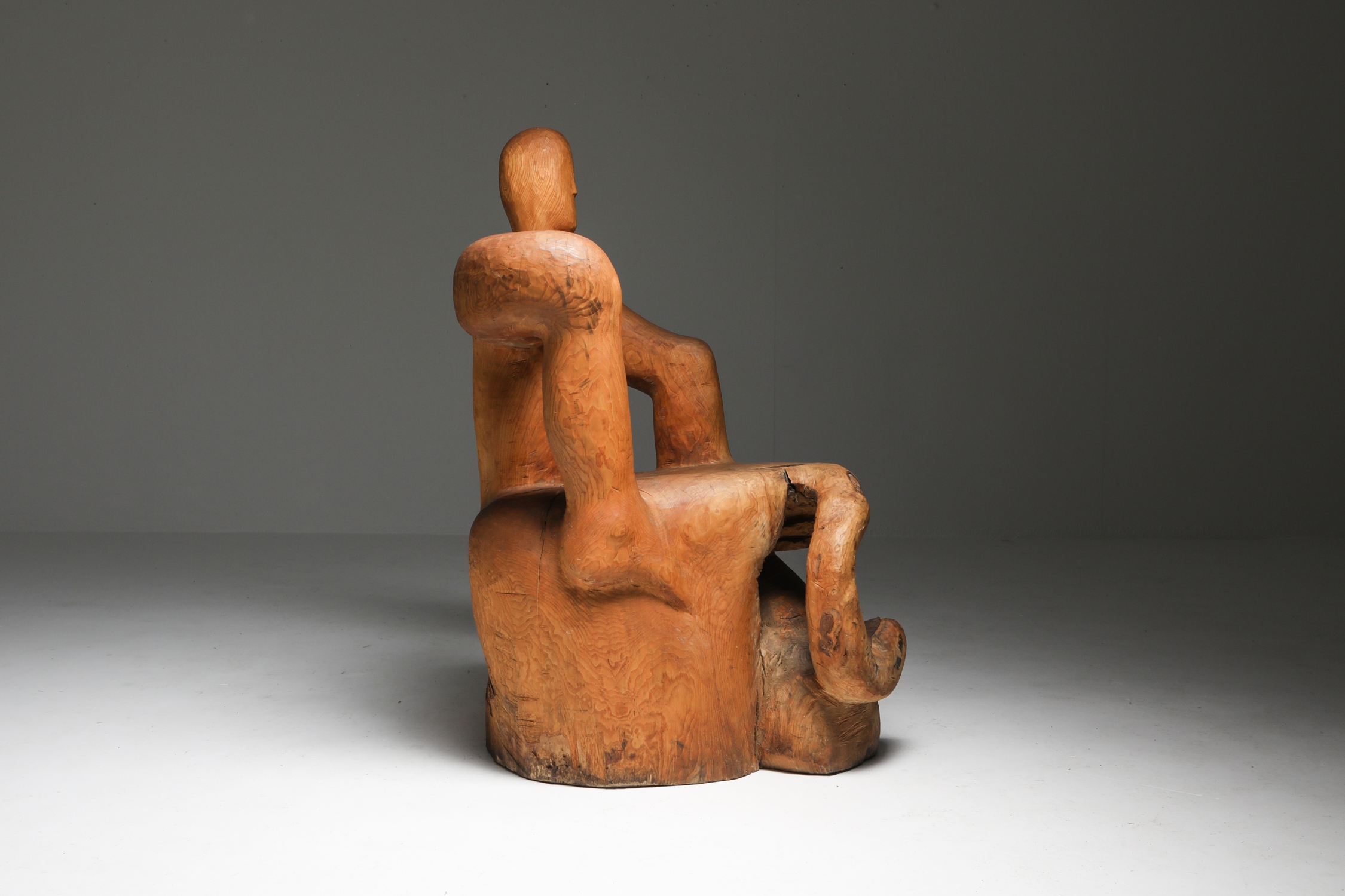 Sculptural Throne Chair - 1950's