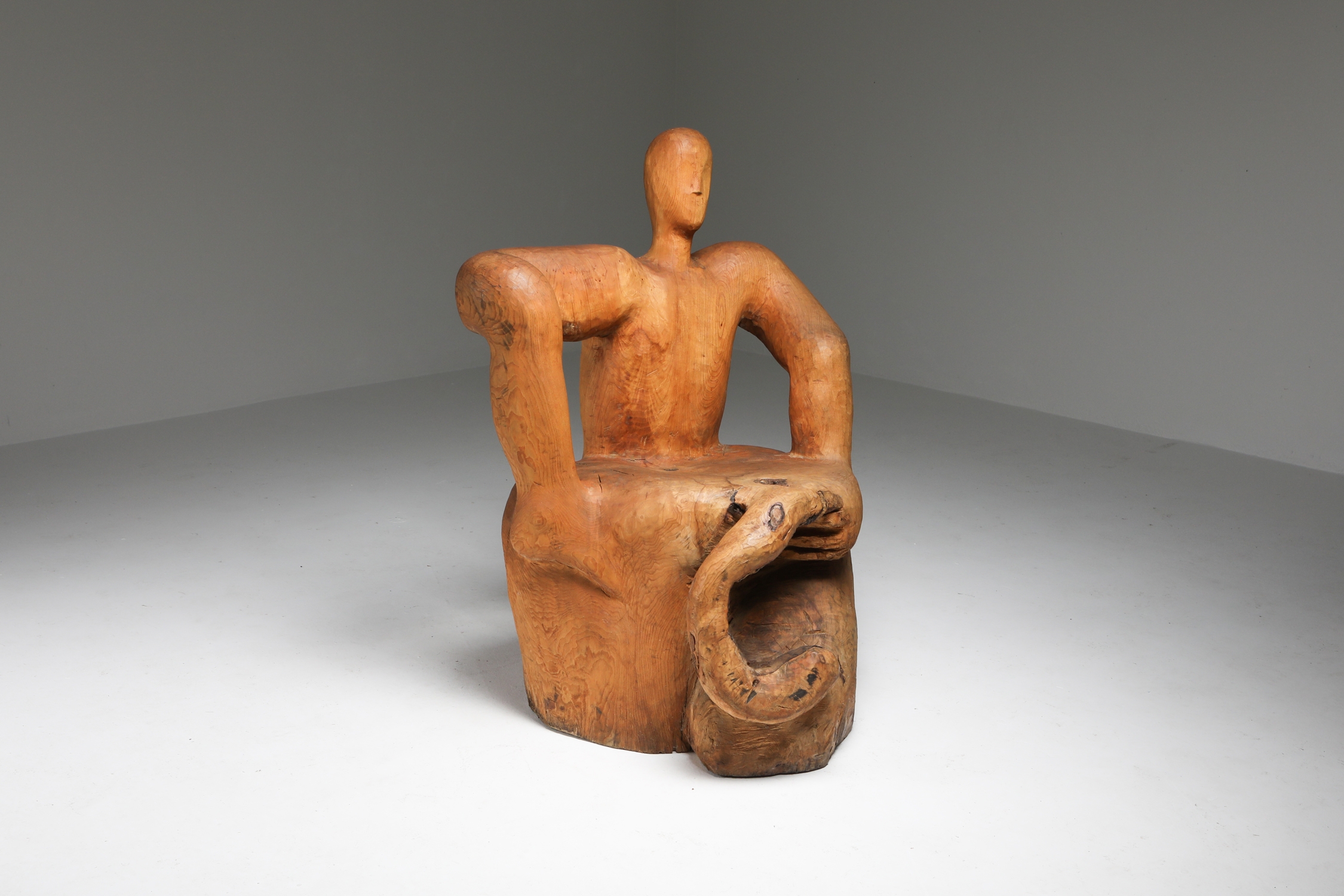 Sculptural Throne Chair - 1950's