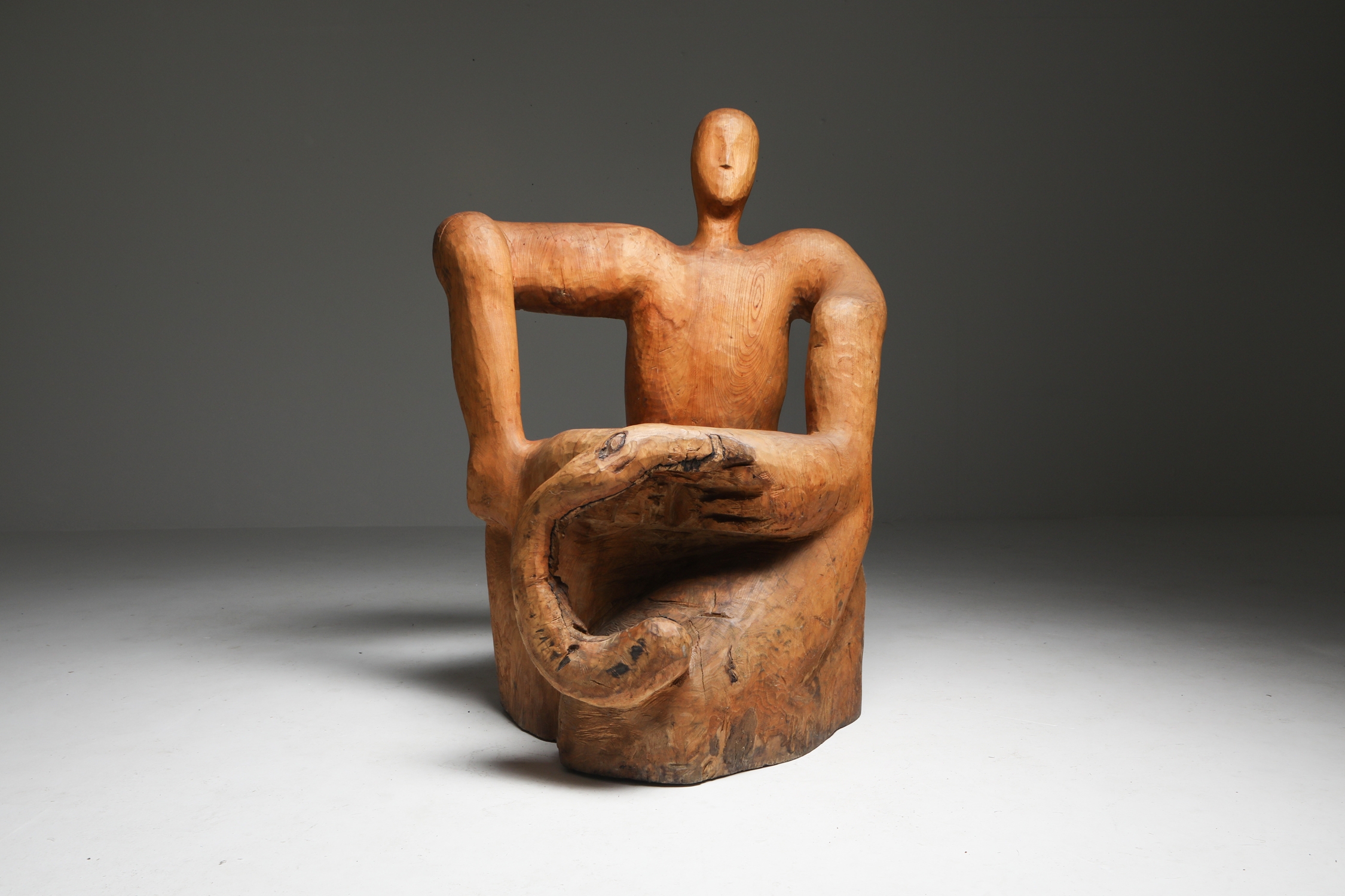 Sculptural Throne Chair - 1950's